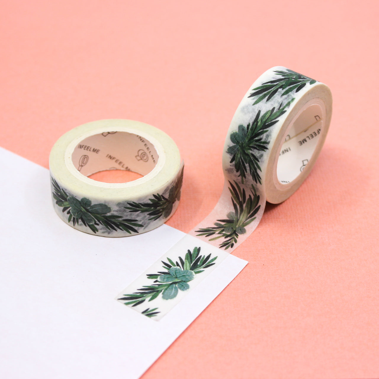 Enhance your crafts with our Greenery Laurel Bouquet Washi Tape, adorned with a lush bouquet of laurel leaves. Ideal for adding a touch of natural elegance to your projects. This tape is sold at BBB Supplies Craft Shop.