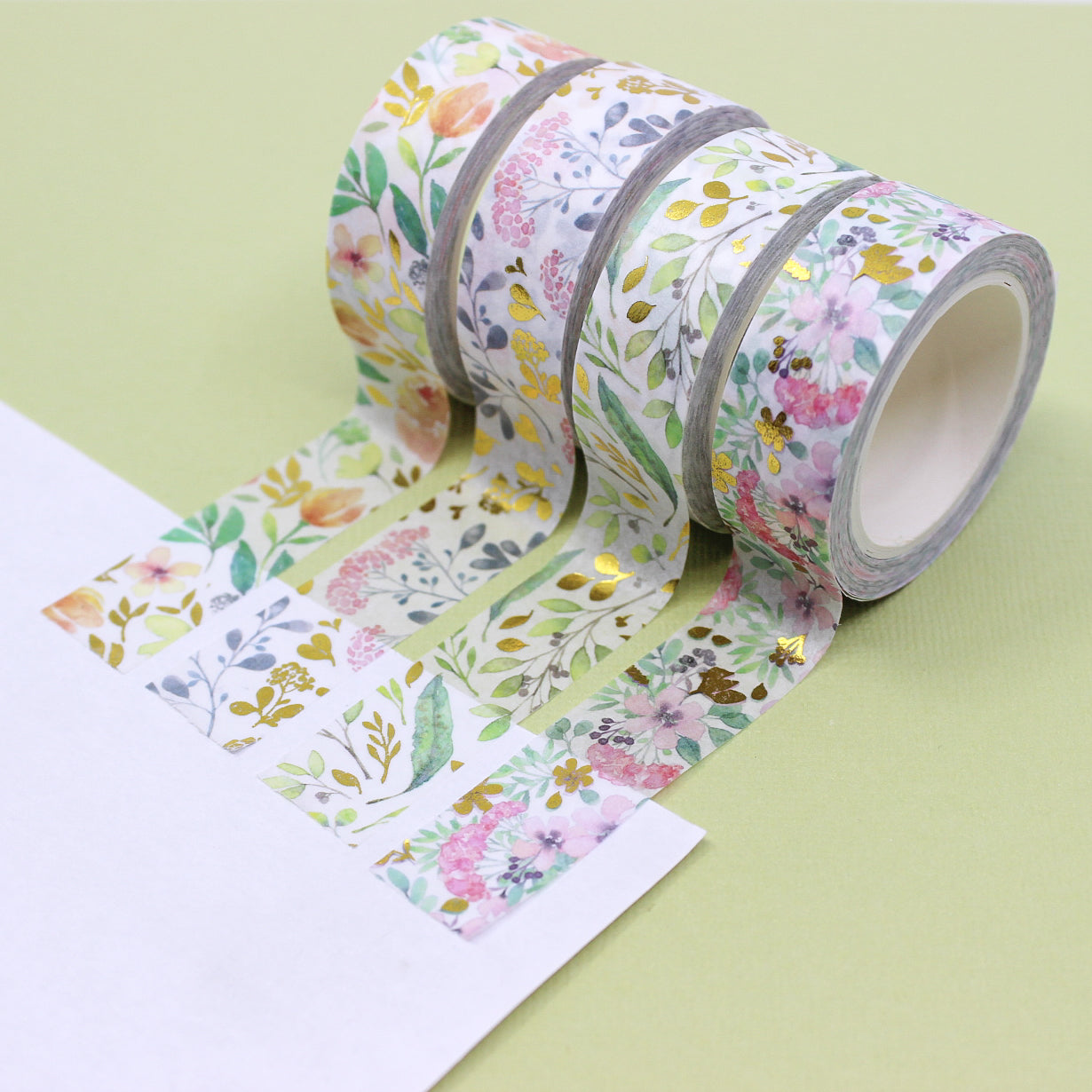 Add a touch of elegance with our peach floral washi tape, featuring delicate blooms in shades of peach and soft pastels, perfect for adding a floral charm to your crafts. This tape is sold at BBB Supplies Craft Shop.