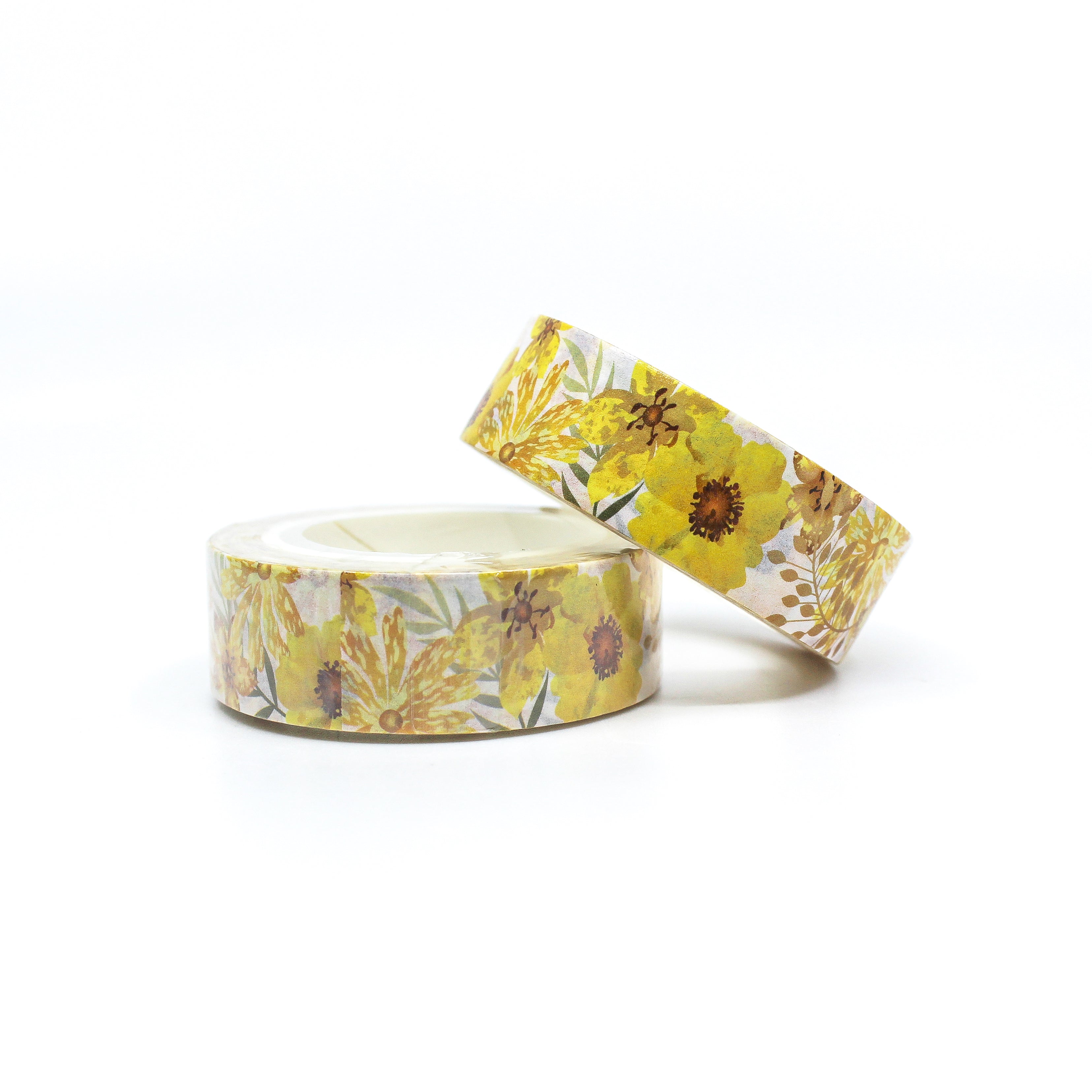 Add a touch of nature's beauty to your crafts with our floral washi tape, featuring elegant floral designs in a variety of colors, perfect for creating graceful and artistic accents. This tape is sold at BBB Supplies Craft Shop.
