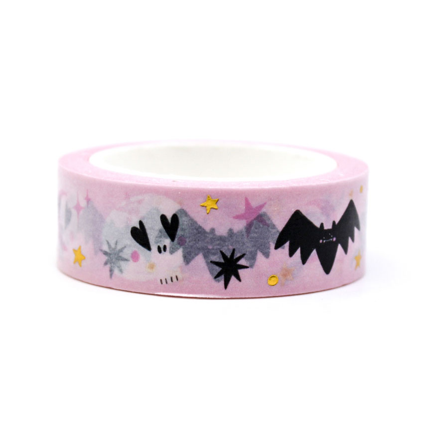 Halloween Pink Doodles Washi