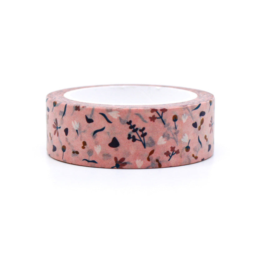 Enhance your crafts with our Pink Sachet Floral Washi Tape, featuring a delicate floral pattern in shades of pink. Ideal for adding a touch of elegance and femininity to your projects. this tape is from Maylay Co. and sold at BBB Supplies Craft Shop.