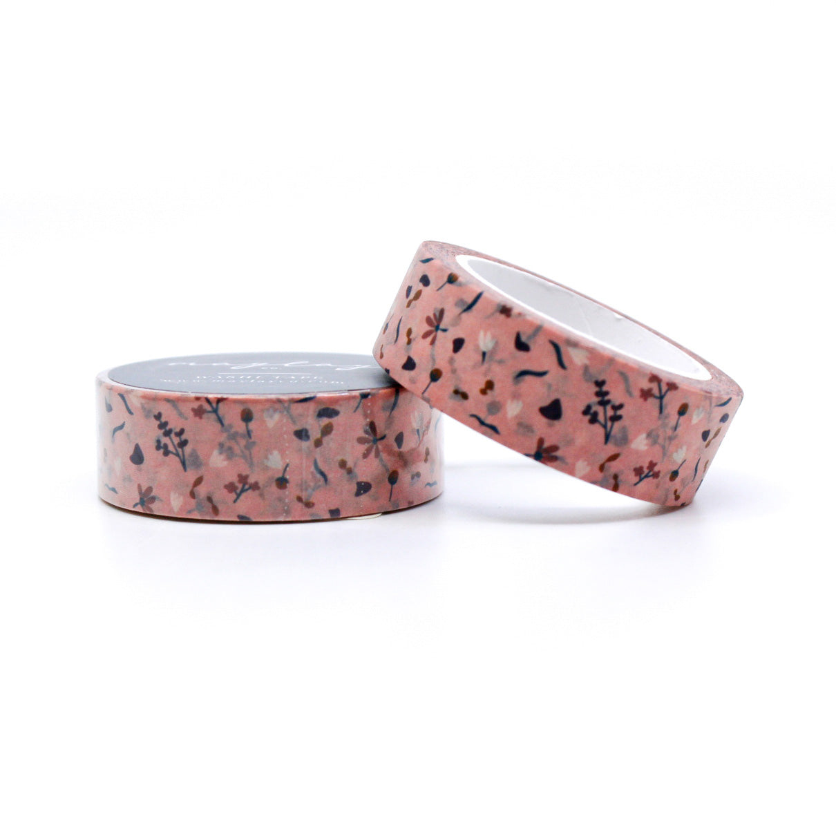 Enhance your crafts with our Pink Sachet Floral Washi Tape, featuring a delicate floral pattern in shades of pink. Ideal for adding a touch of elegance and femininity to your projects. this tape is from Maylay Co. and sold at BBB Supplies Craft Shop.