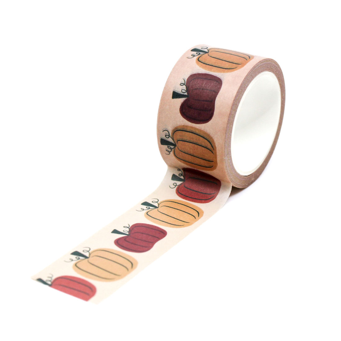 decorative pumpkin washi tape for scrapbooking and fall crafts
