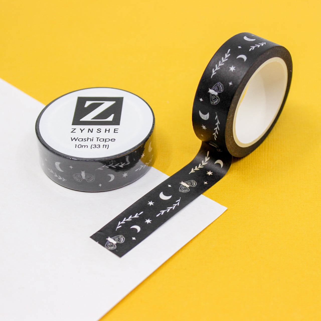 ZYNS* Black & White Washi Tape 12 pack