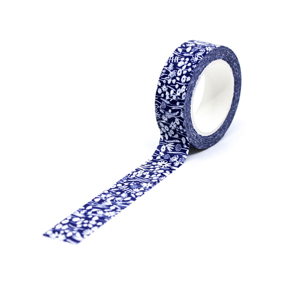 this Blue and White Wildflower Washi Tape featured delicate wildflowers in soothing blue and crisp white tones, this washi tape is perfect for bringing a serene and charming vibe to your journaling, scrapbooking, and DIY projects.