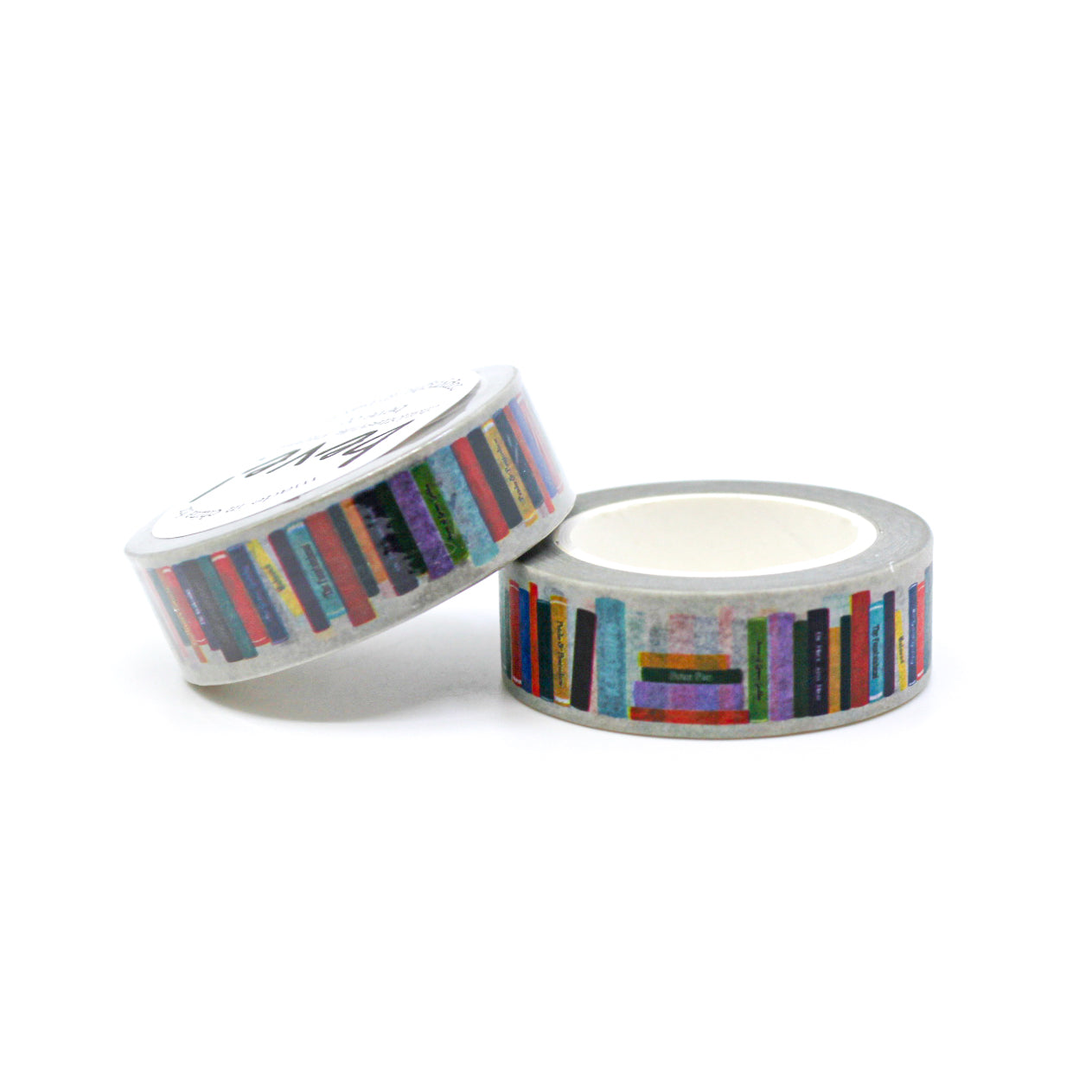 Immerse yourself in the world of literature with our Bookstack Reading Washi Tape, featuring a delightful stack of books. Ideal for celebrating your love of reading in your creative projects. This tape is from Beve and sold at BBB Supplies Craft Shop.