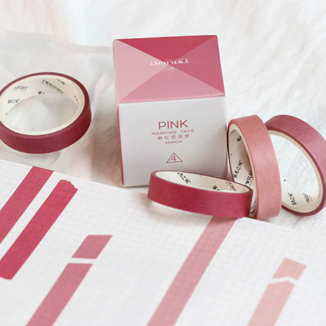 Discover creativity with our Boxed Color Coordinated Washi Tape Set. This set offers a range of pink washi tapes neatly packaged for your crafting convenience, allowing you to add vibrant and coordinated accents to your projects. These boxed washi sets are sold at BBB Supplies Craft Shop.