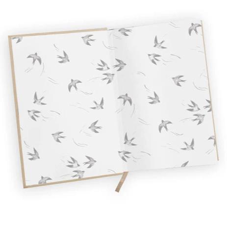 This grey color childhood history journal has prompts to help parents write their child's story in each phase as a keepsake. This journal is from promptly and sold at BBB Supplies Craft Shop.