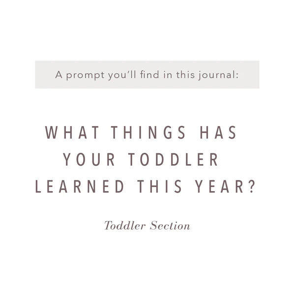 This peach color childhood history journal has prompts to help parents write their child's story in each phase as a keepsake. This journal is from promptly and sold at BBB Supplies Craft Shop.