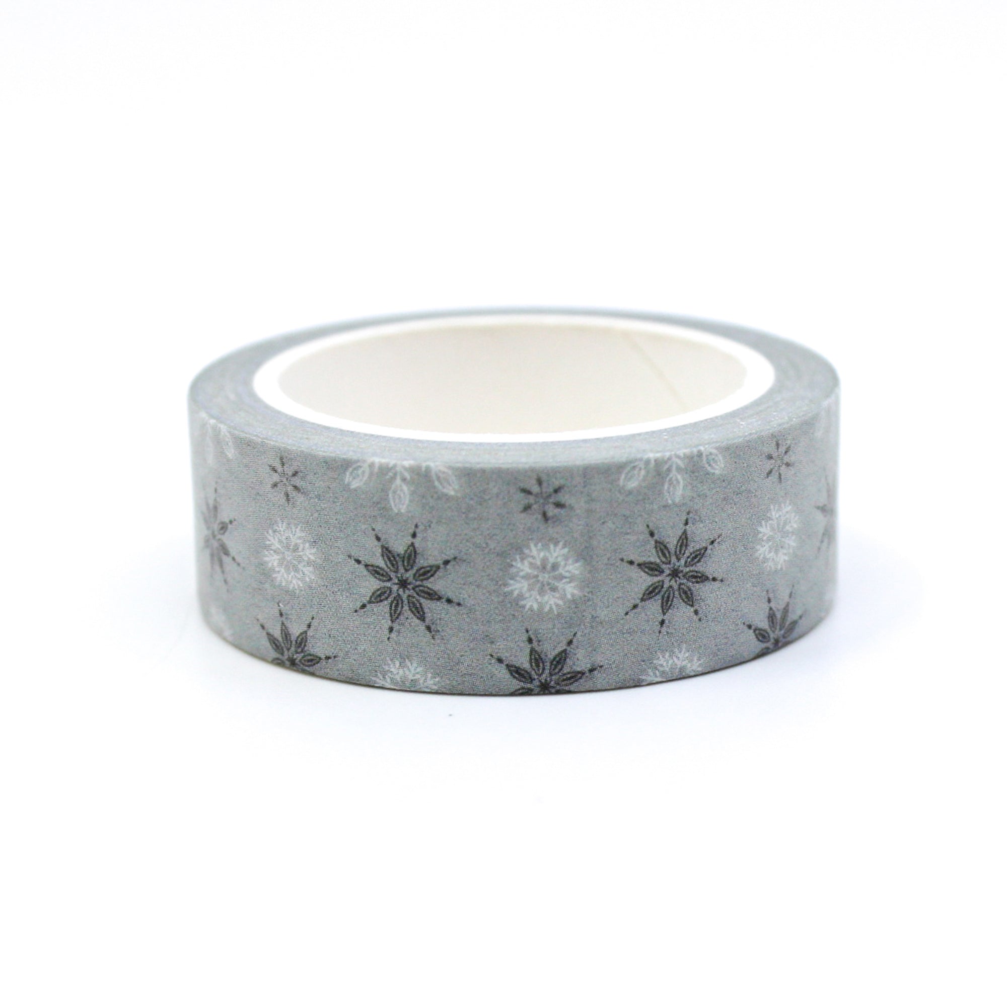 Embrace the tranquil beauty of winter with our Muted Colors Winter Snowflake Washi Tape, adorned with delicate and elegant snowflake patterns. Ideal for adding a touch of winter wonder to your projects. This tape is from Maylay Co. and sold at BBB Supplies Craft Shop.