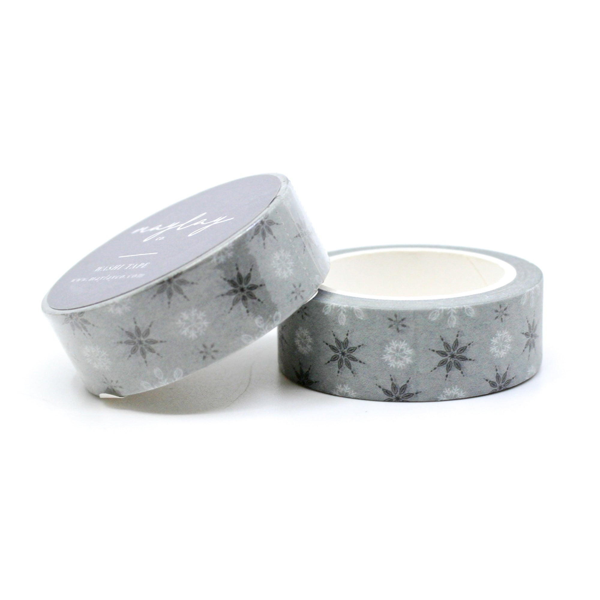 Embrace the tranquil beauty of winter with our Muted Colors Winter Snowflake Washi Tape, adorned with delicate and elegant snowflake patterns. Ideal for adding a touch of winter wonder to your projects. This tape is from Maylay Co. and sold at BBB Supplies Craft Shop.