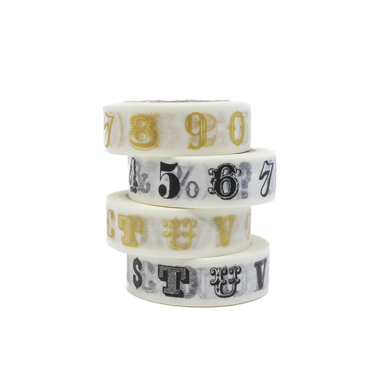 Add a touch of sophistication to your crafts with our gold and black classic typeface washi tape, featuring timeless typography in elegant gold and black hues, perfect for creating refined and stylish accents. This tape is from MT Brand Masking Tape and sold at BBB Supplies Craft Shop.