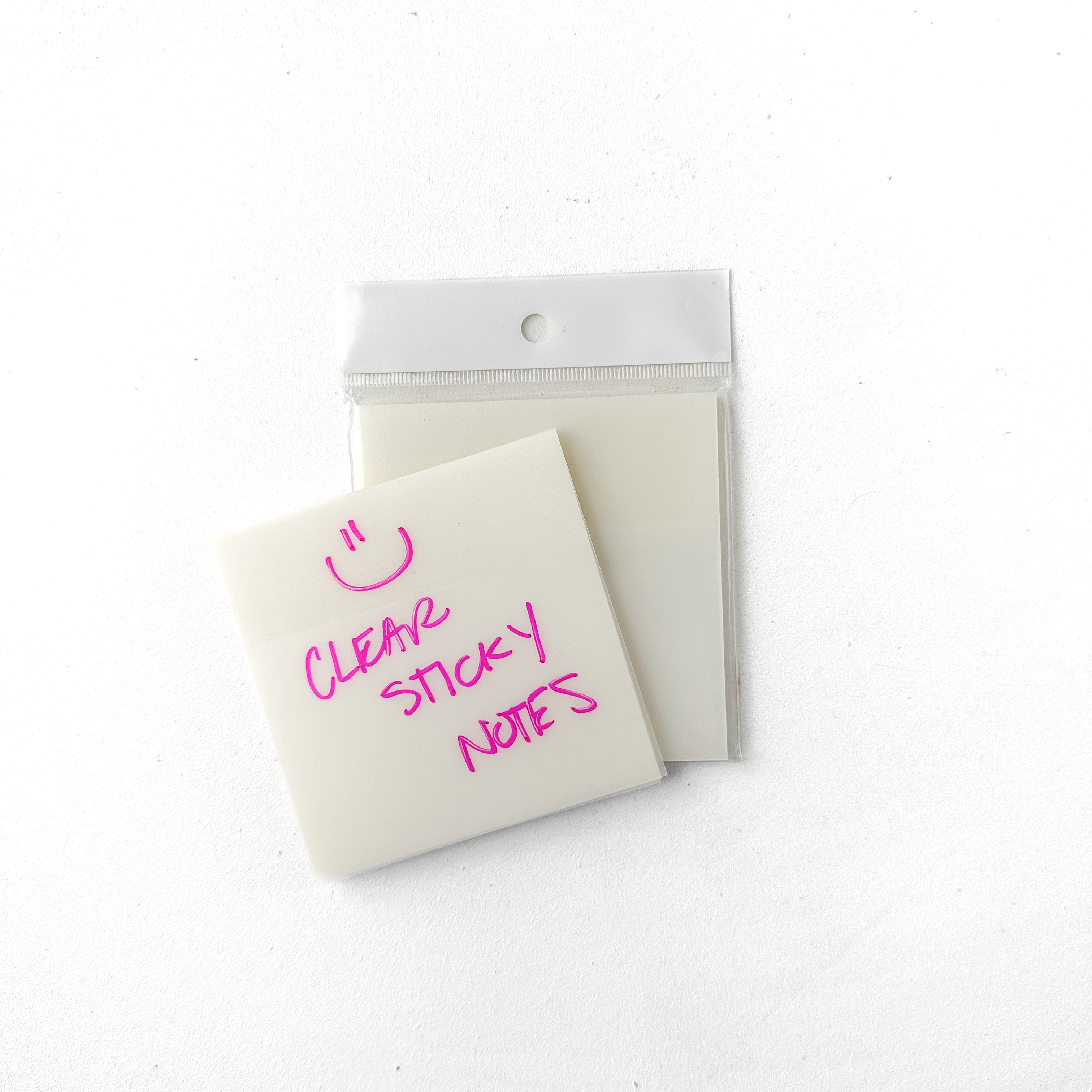 Stay organized and add a touch of creativity to your work with our Transparent Sticky Notes. They're the perfect solution for when you need to leave a mark without obscuring what's underneath. These sticky notes are sold at BBB Supplies Craft Shop.