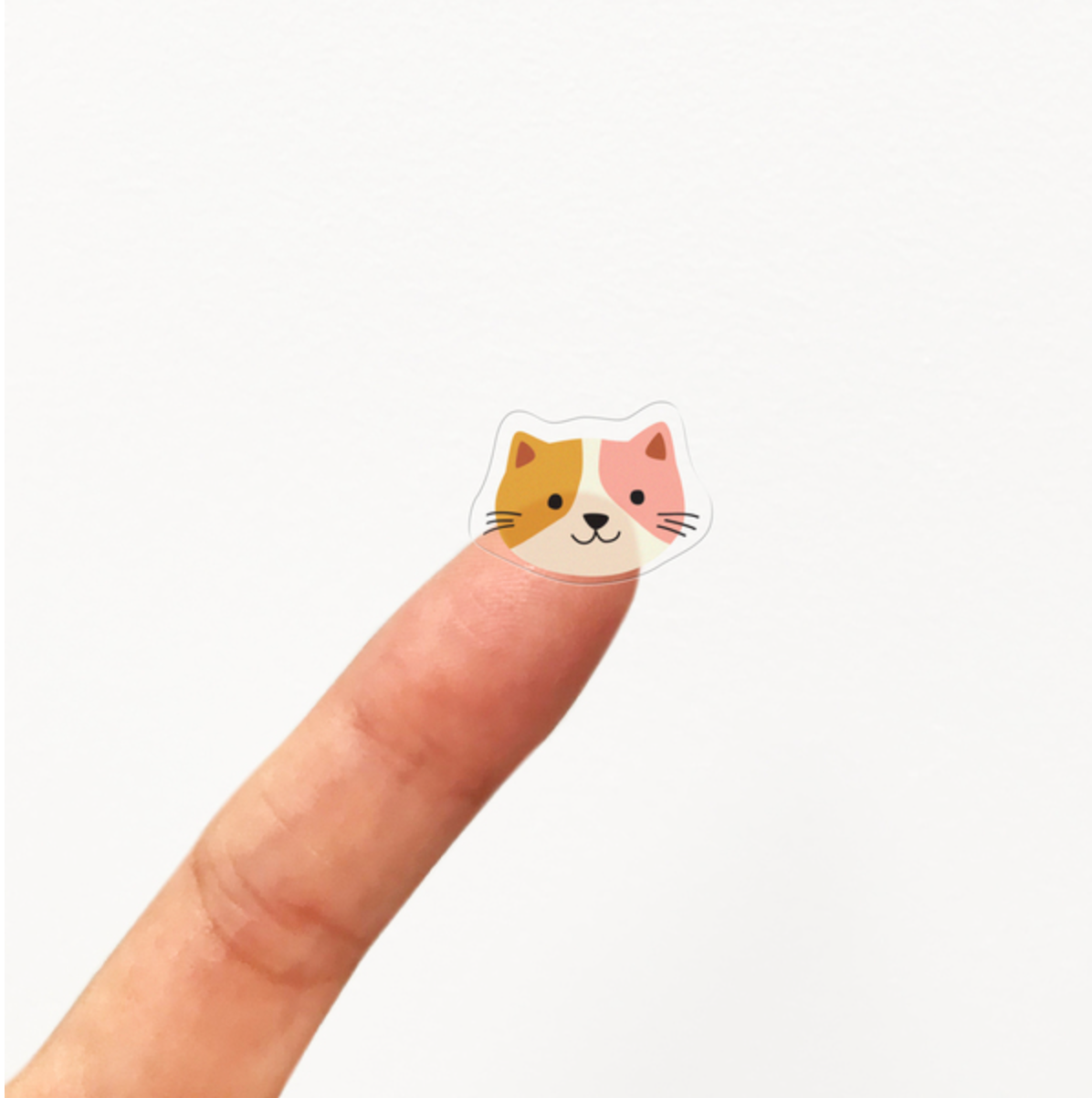 Adorable feline stickers on matte adhesive paper for journaling and crafts