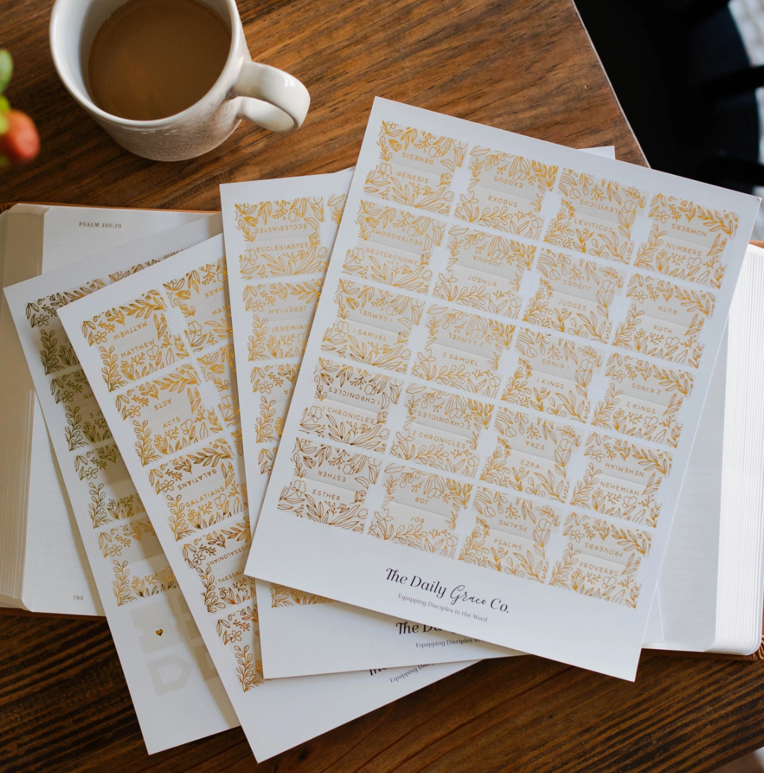 Self-adhesive Books of the Bible Tabs