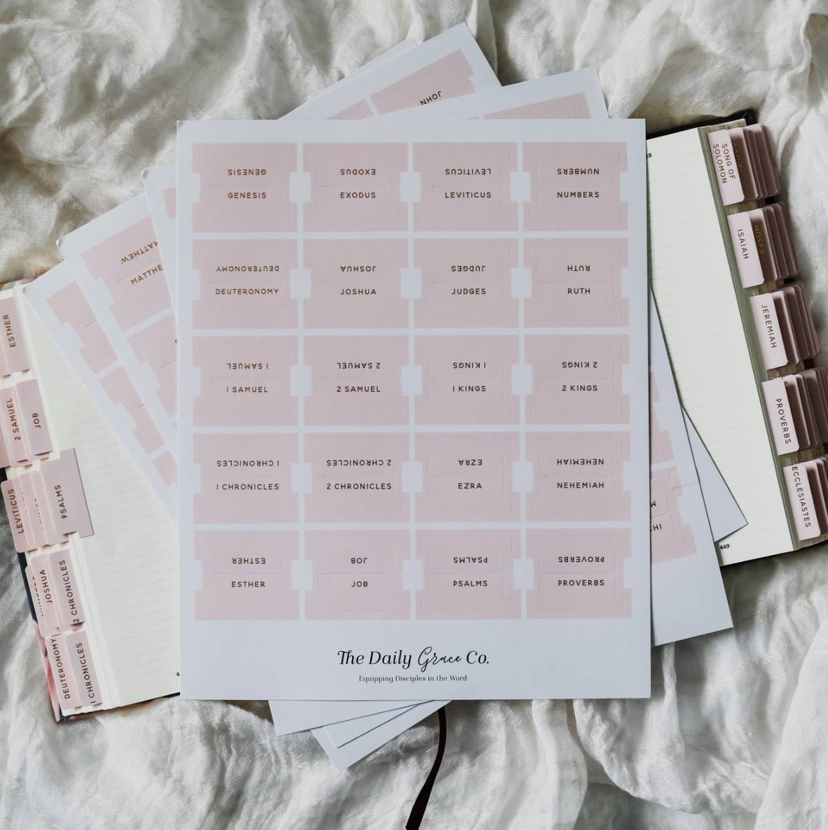 Self-adhesive Books of the Bible Tabs