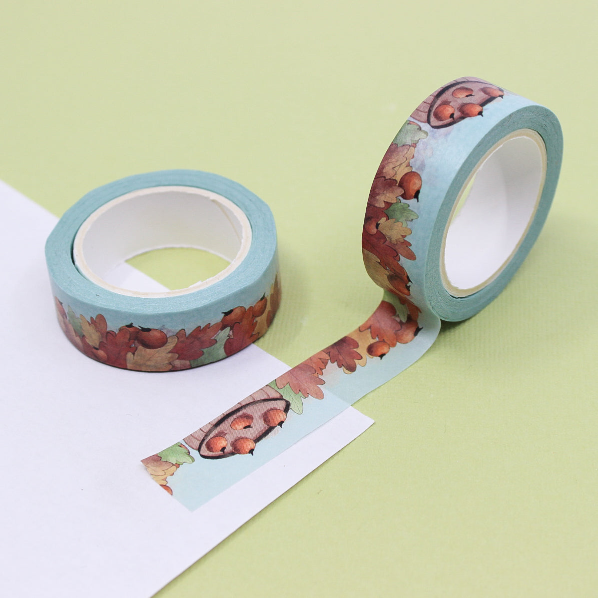 Capture the essence of Thanksgiving with our Thanksgiving Harvest Washi Tape, adorned with delightful harvest-themed illustrations. Ideal for adding a warm and festive touch to your projects. This tape is sold at BBB Supplies Craft Shop.