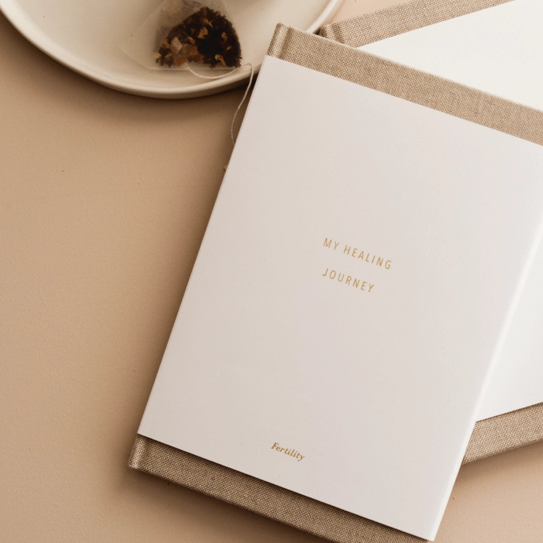 This fertility journal offer prompts to help you write about your struggle and work through the process of struggling with fertility at your pace. This journal is from promptly and sold at BBB Supplies Craft Shop.