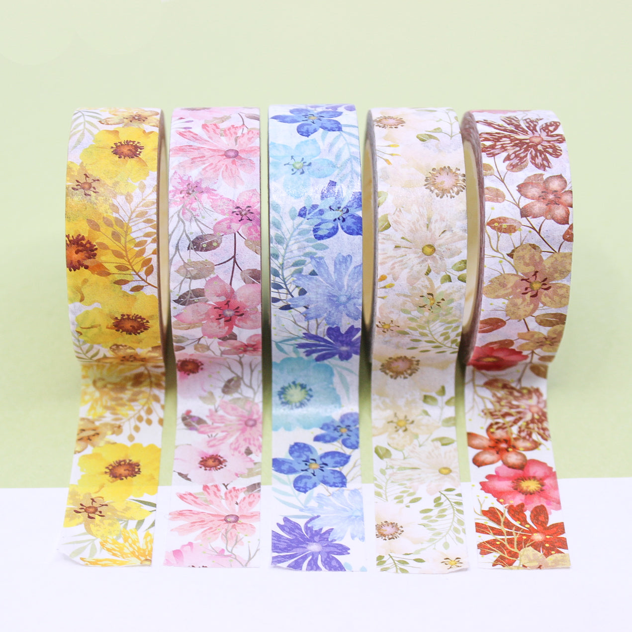 Elevate your projects with our captivating pink floral washi tape, showcasing charming flower motifs that bring a sense of freshness and vibrancy to your crafts. This tape is sold at BBB Supplies Craft Shop.