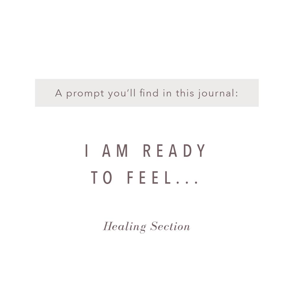 This grief journal offer prompts to help you write about your losses and work through the grieving process at your pace. This journal is from promptly and sold at BBB Supplies Craft Shop.