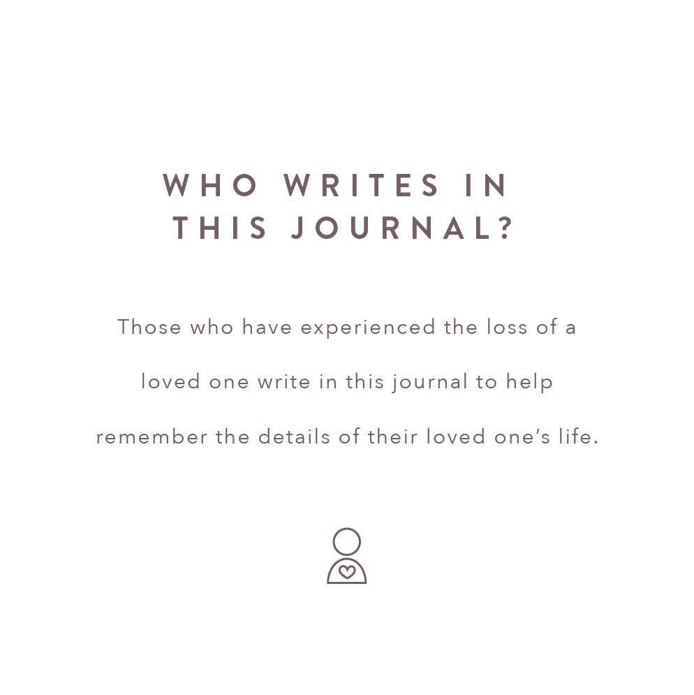 This grief journal offer prompts to help you write about your losses and work through the grieving process at your pace. This journal is from promptly and sold at BBB Supplies Craft Shop.