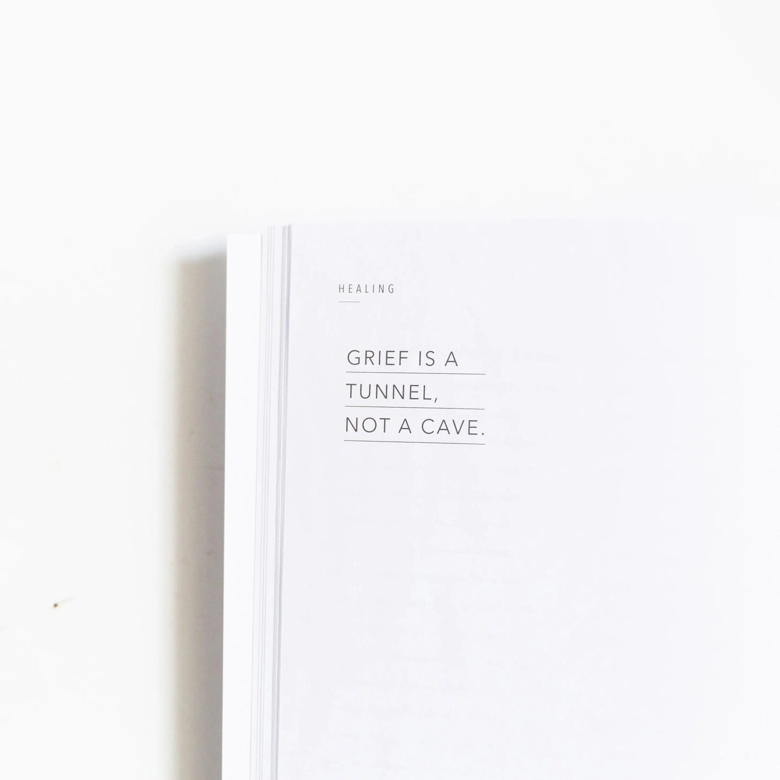 This grief journal offer prompts to help you write about your losses and work through the grieving process at your pace. This journal is from promptly and sold at BBB Supplies Craft Shop.
