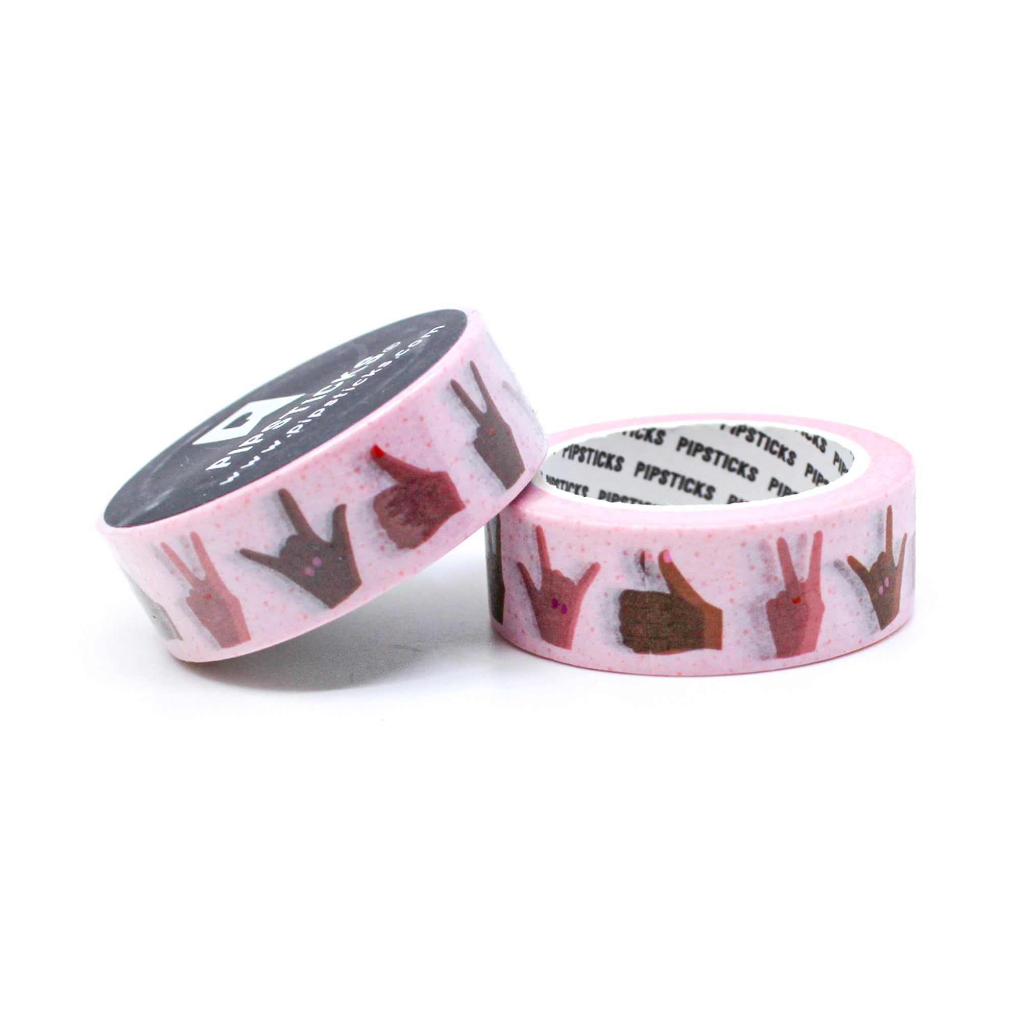 Express yourself with our ALS Hand Gesture Washi Tape, featuring a collection of hand signs associated with ALS awareness. Ideal for raising awareness and showing support. This tape is from Pipsticks and sold at BBB Supplies Craft Shop.