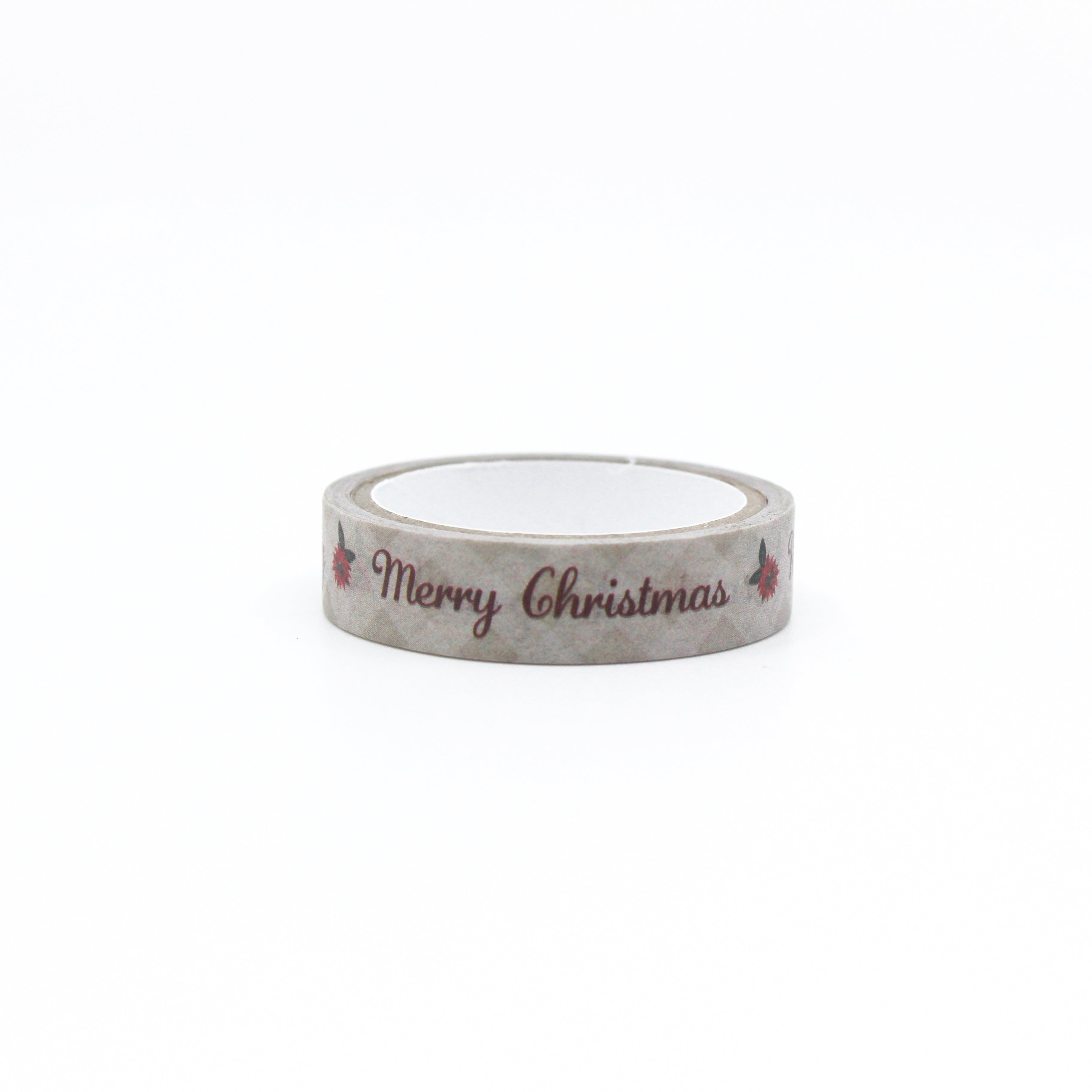 Elevate your holiday crafts with our Merry Christmas phrases washi tape, featuring joyful holiday greetings and phrases in festive typography, perfect for adding a touch of seasonal cheer to your projects. This tape is sold at BBB Supplies Craft Shop.