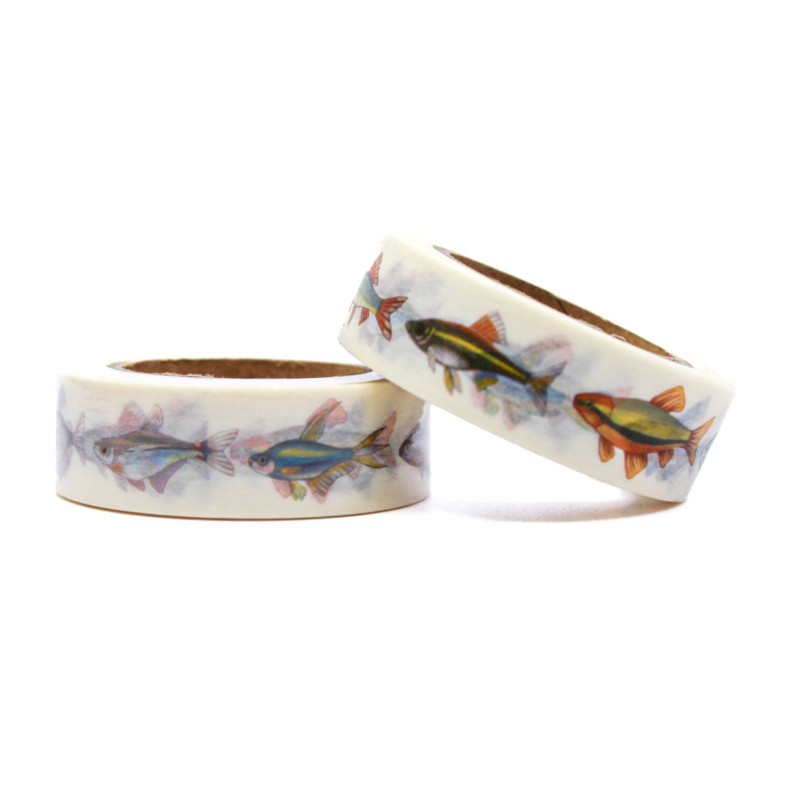 Reel in the fun with this bass fishing-themed washi tape! Featuring images of bass fish and fishing gear, this tape is perfect for adding a touch of outdoor adventure to your projects. Use it to decorate scrapbook pages, gift wrap, and more for the fishing enthusiast in your life! This tape is sold at BBB Supplies Craft Shop.