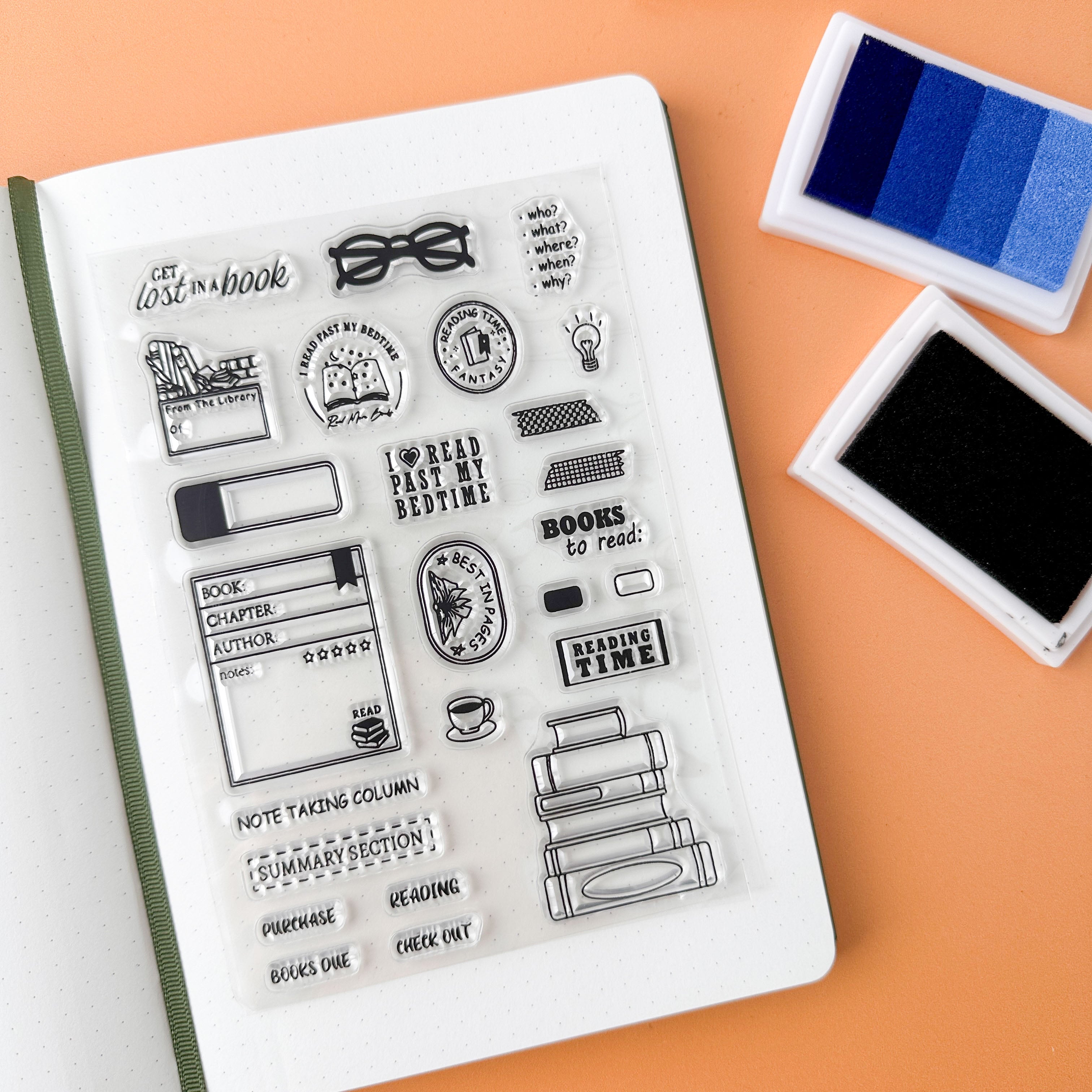 Get Lost in a Book Stamps
