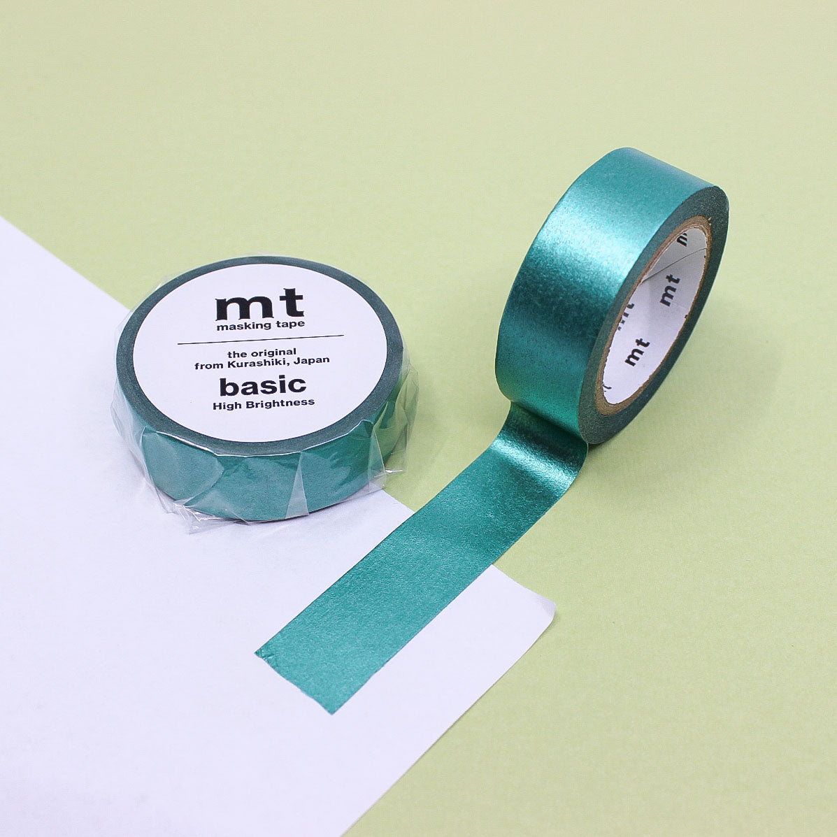 MT Matte Foil Washi Tape in champagne gold, green, bronze, gunmetal grey, red, and silver. Ideal for elegant planners, scrapbooking, gift wrapping, and decorative projects with a luxurious matte metallic finish.