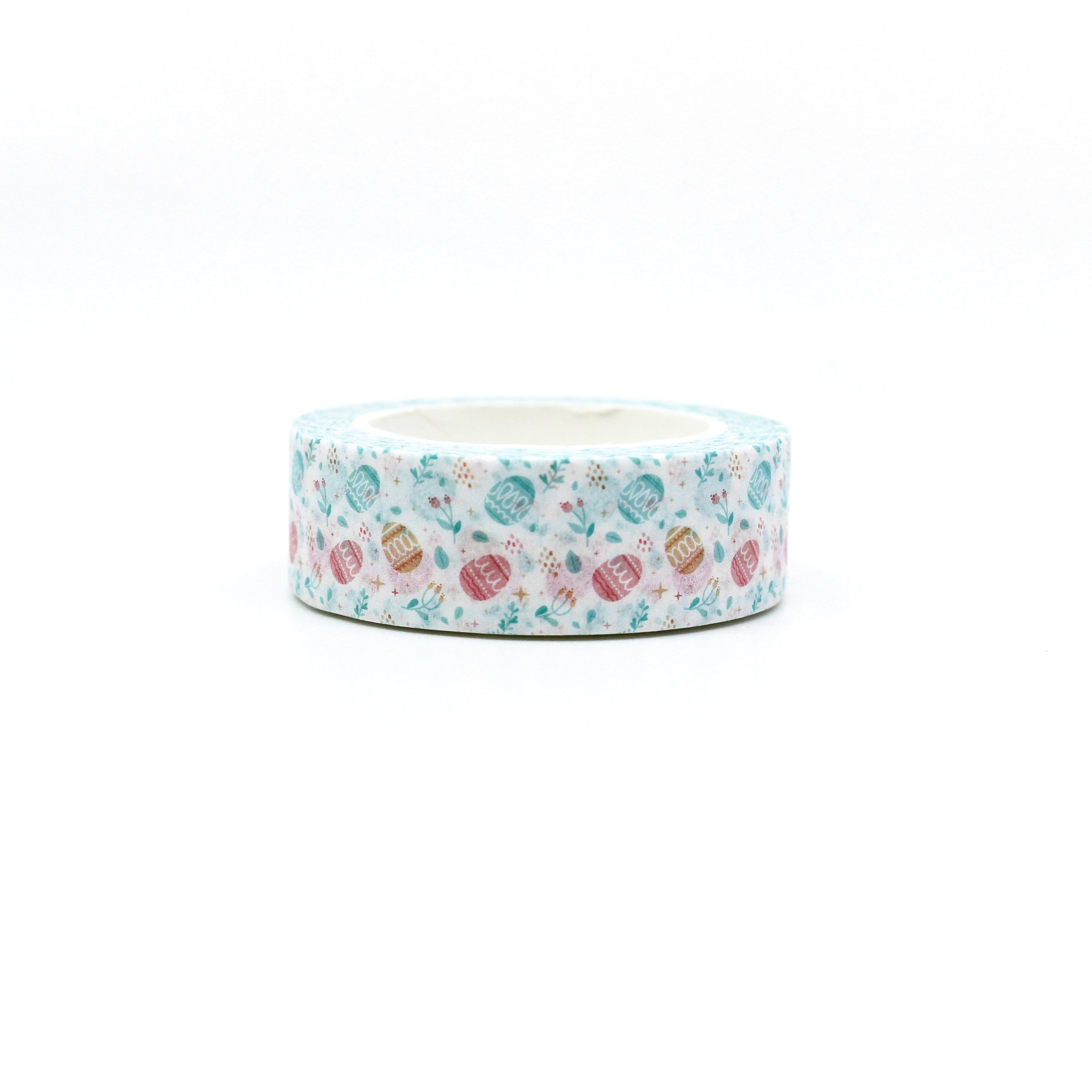 Add a festive touch to your Easter crafts with our Pastel Easter Eggs Washi Tape. This delightful tape features a variety of colorful pastel Easter eggs, perfect for decorating cards, scrapbook pages, and more. Celebrate the season with this charming tape! This tape is sold at BBB Supplies Craft Shop.