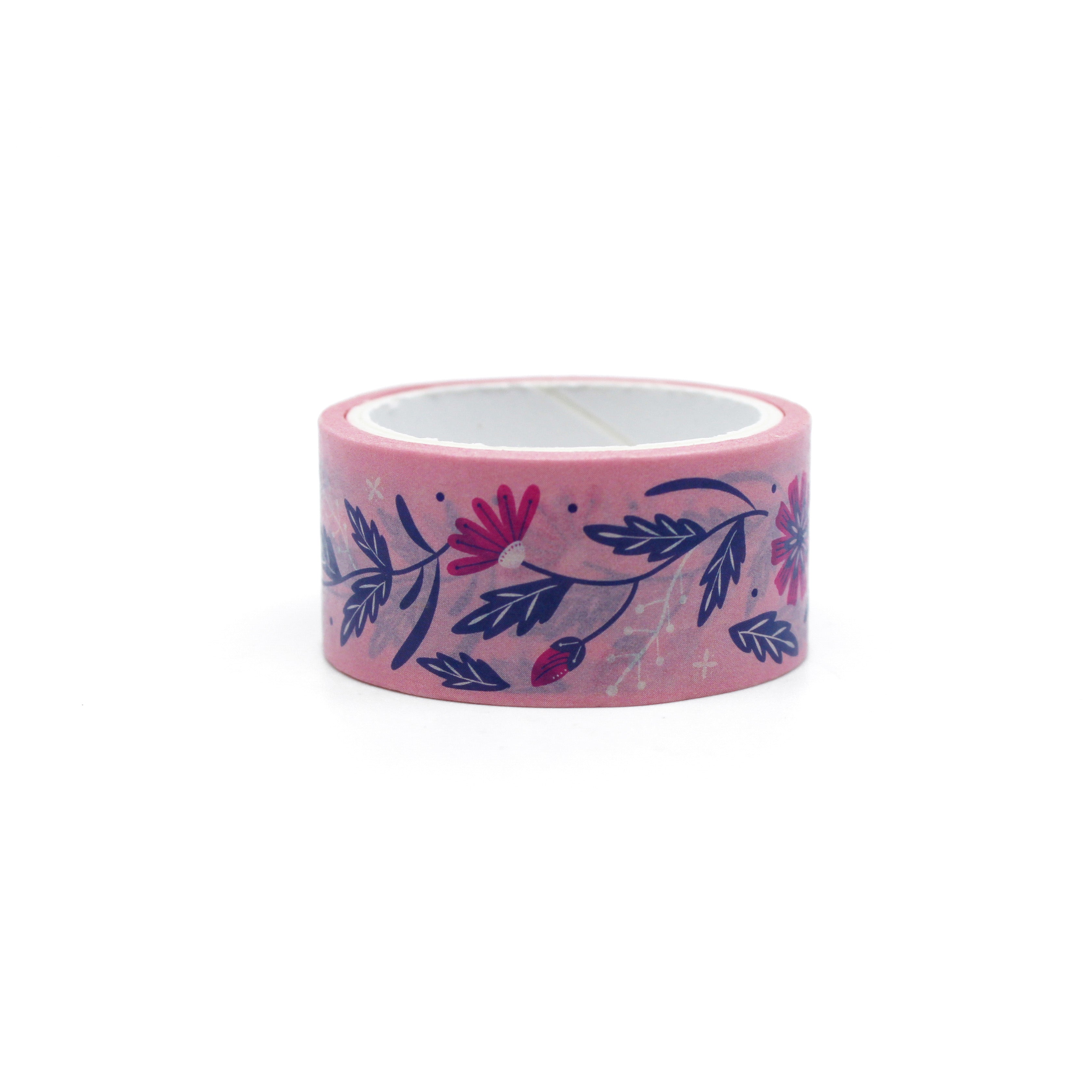 Enhance your crafts with our Pink & Blue Floral Washi Tape, featuring a delicate floral pattern in a lovely blend of pink and blue hues. Ideal for adding a touch of floral elegance to your projects. This tape is sold at BBB Supplies Craft Shop.