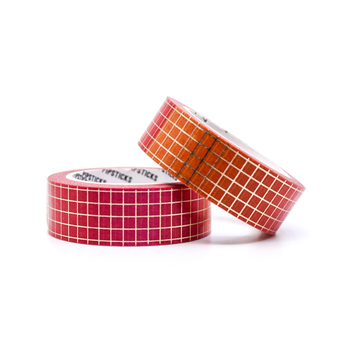 This pink and orange ombre tape has a pretty silver foil grid that will help you organize, align, and decorate your journal, planner or BUJO.