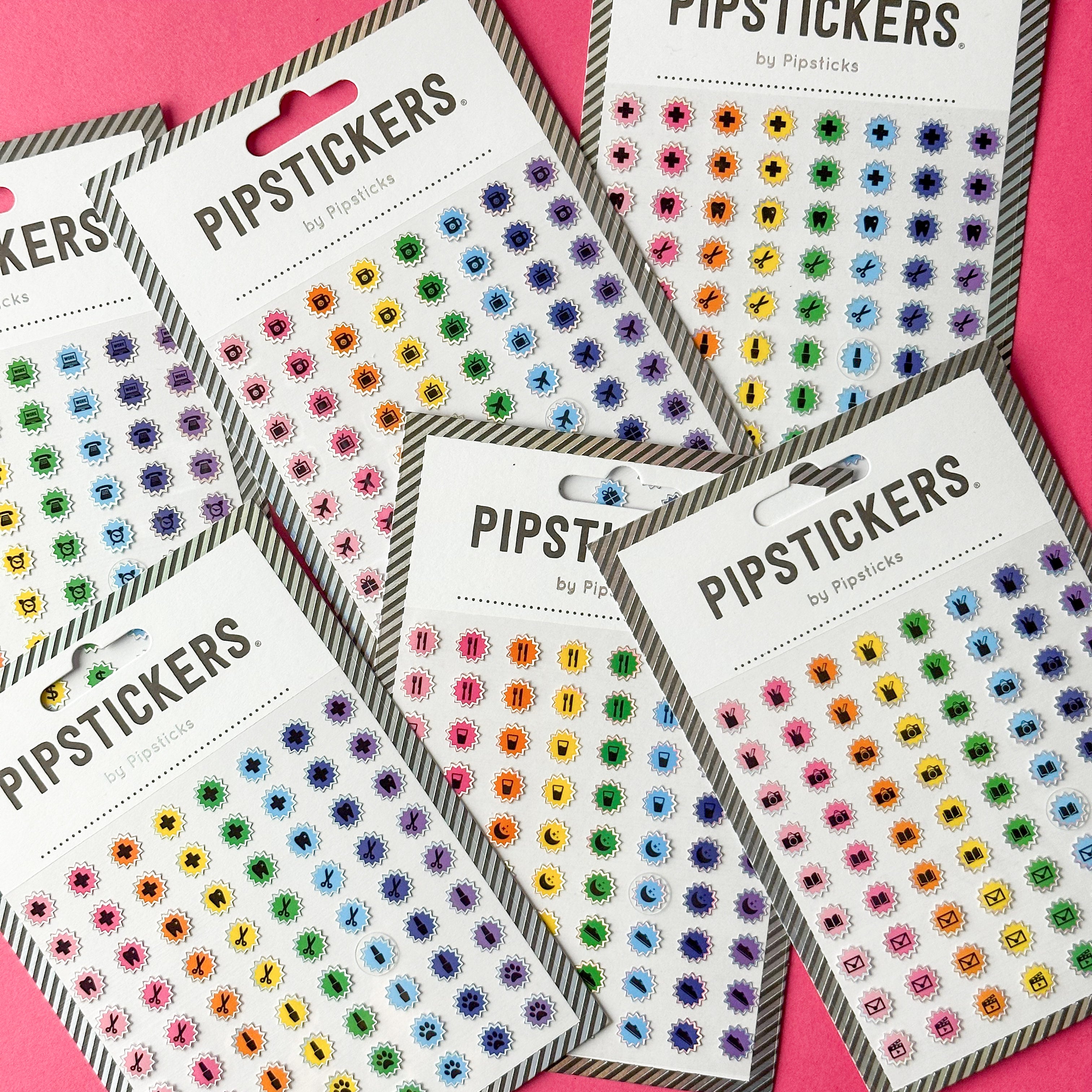Infuse your planner with functionality using our purpose-built small stickers, featuring icons and symbols to mark important dates, providing a convenient and eye-catching way to stay on top of your schedule. These stickers are designed by Pipsticks and sold at BBB Supplies Craft Shop.