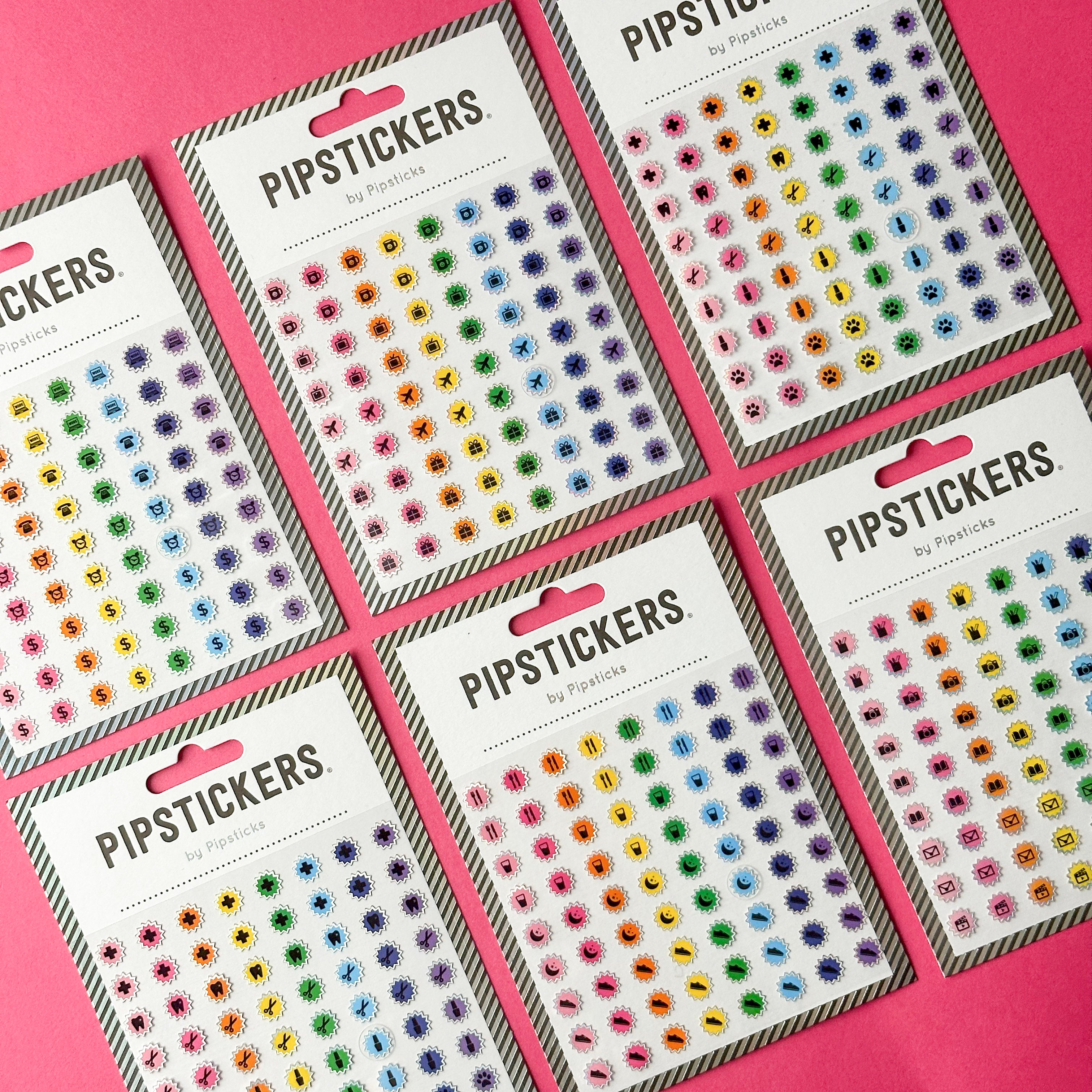Infuse your planner with functionality using our purpose-built small stickers, featuring icons and symbols to mark important dates, providing a convenient and eye-catching way to stay on top of your schedule. These stickers are designed by Pipsticks and sold at BBB Supplies Craft Shop.