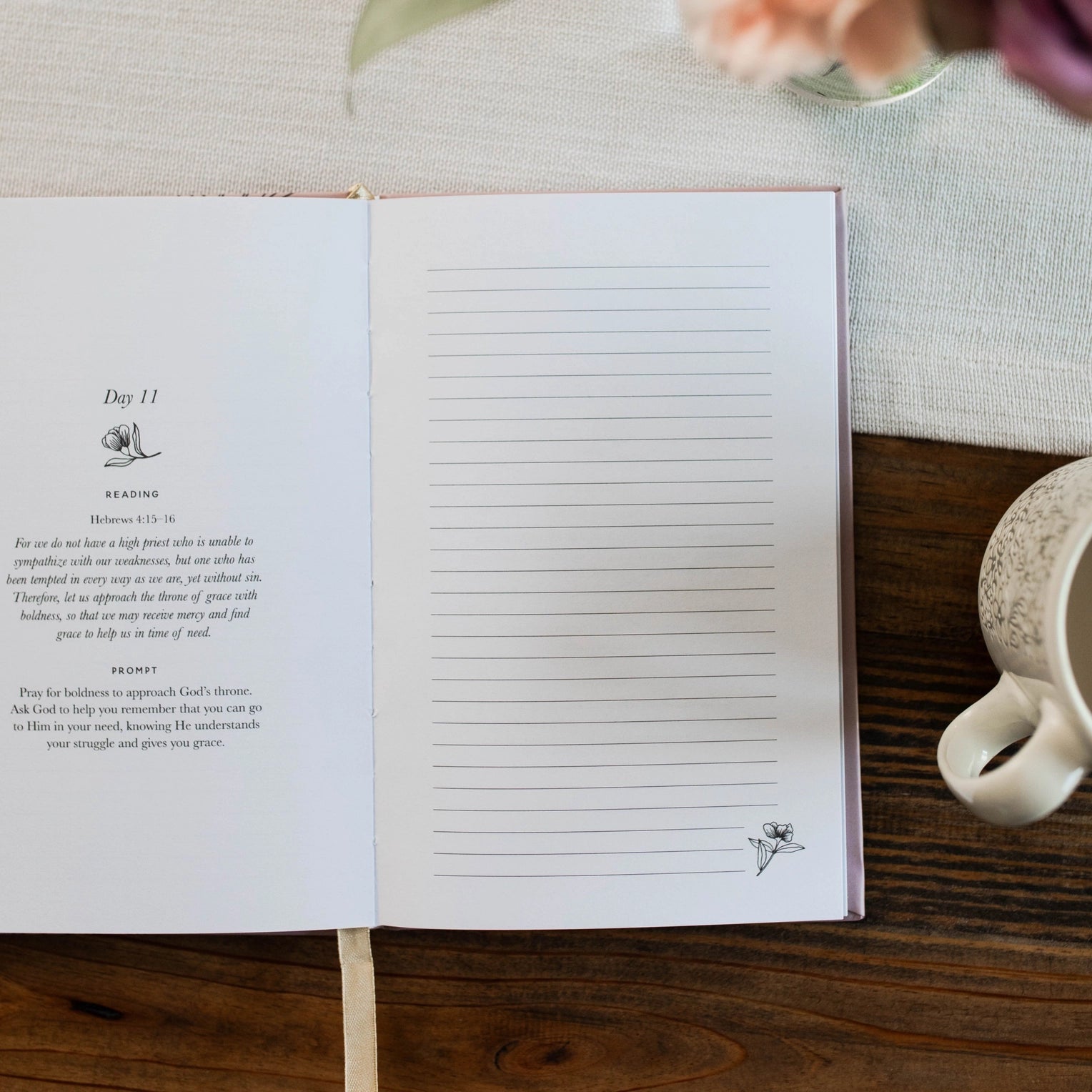  A journal designed to help users engage with the Lenten season through prayer, reflection, and meditation. This journal is from The Daily Grace Co. and sold at BBB Supplies Craft Shop.
