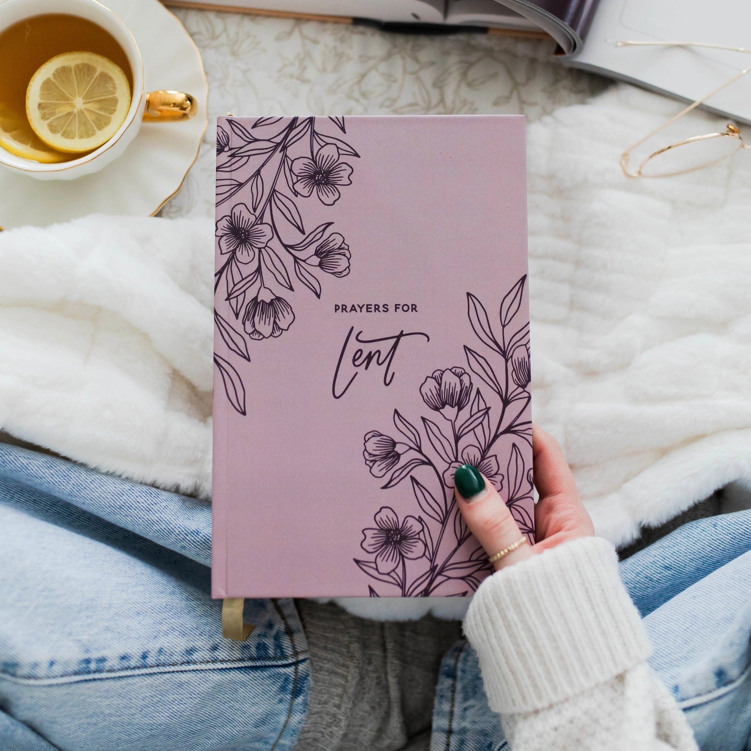  A journal designed to help users engage with the Lenten season through prayer, reflection, and meditation. This journal is from The Daily Grace Co. and sold at BBB Supplies Craft Shop.