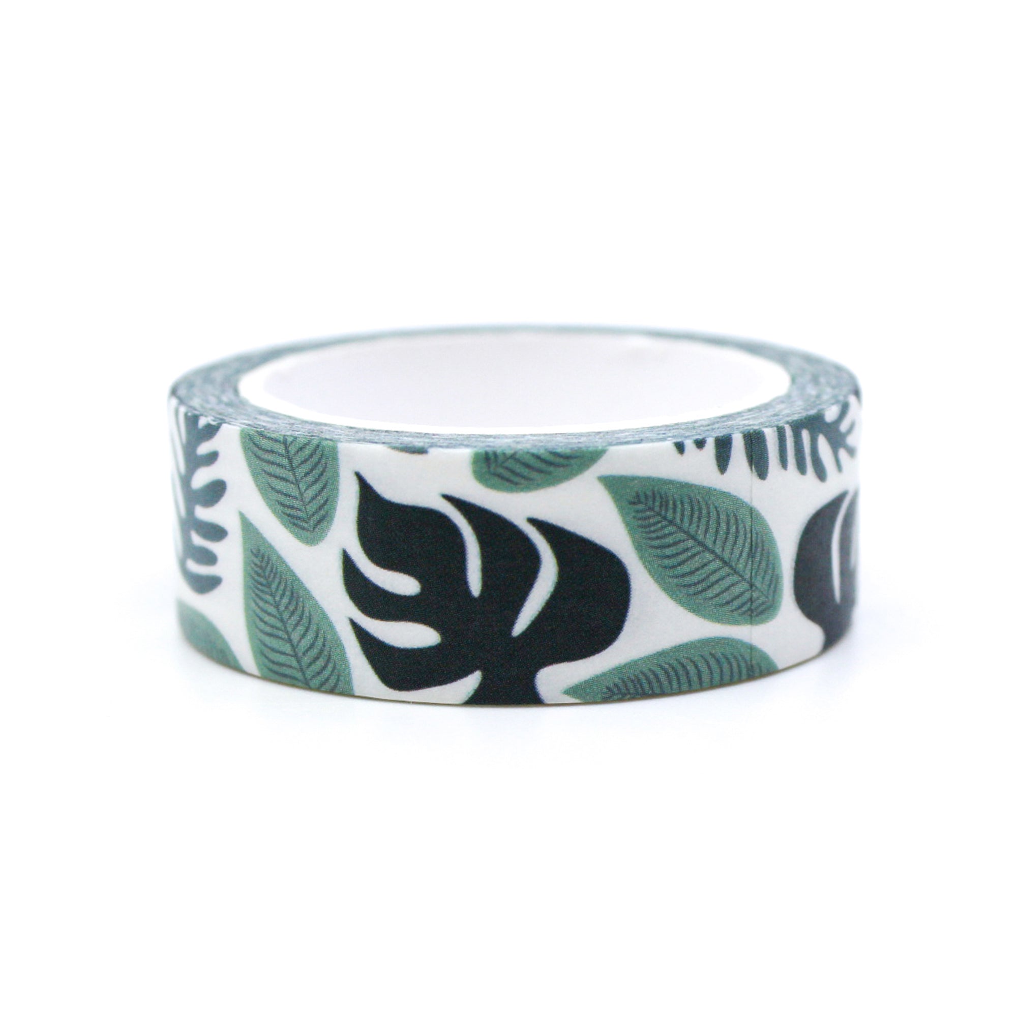 Explore the lushness of the rainforest with our Monstera Leaf Rainforest Washi Tape, adorned with vibrant monstera leaf illustrations. Ideal for adding a touch of tropical beauty and greenery to your projects. This tape is from Maylay Co. and sold at BBB Supplies Craft Shop.