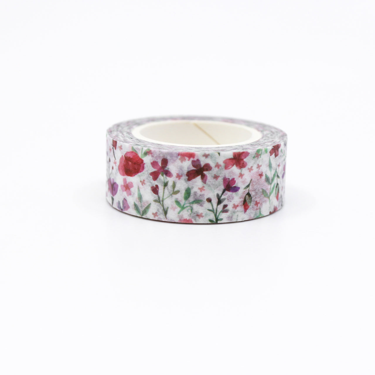 Add a touch of delicate beauty to your crafts with our watercolor pink floral washi tape, featuring soft and vibrant watercolor flowers in shades of pink, creating a lovely and artistic design. This tape is sold at BBB Supplies Craft Shop.