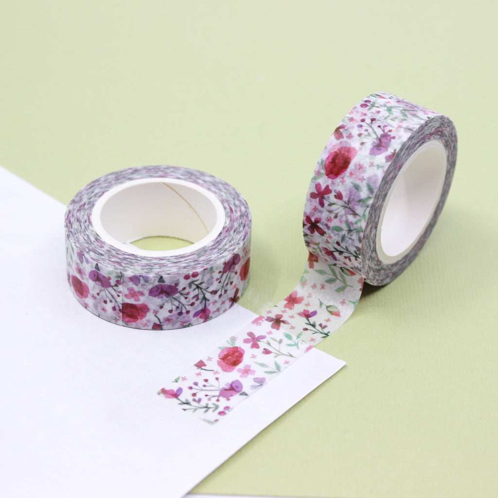 Pastel Pink Watercolor Washi Tape, Pink Sky Patter Craft Tape, Pink Marble Paper  Tape, BUJO Accent Tapes BBB Supplies R-FC002 353 