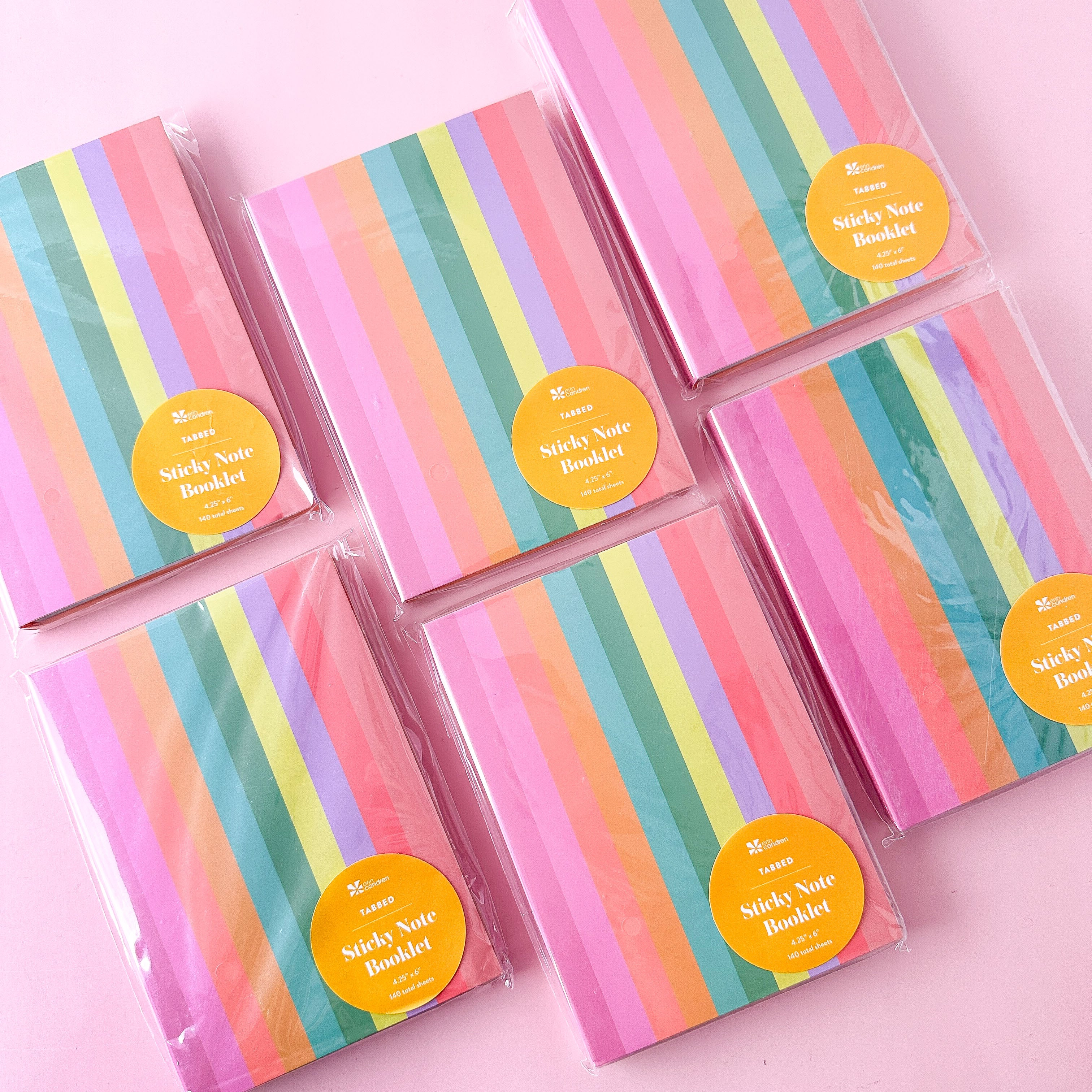 Covers of sticky notes booklet for planner to do list tabs from Erin Condren.