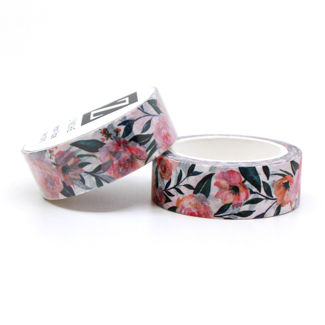 Transport your crafts to a tropical paradise with our tropical pink floral washi tape, featuring vibrant pink flowers against lush greenery, perfect for adding a touch of exotic beauty to your projects. This tape is sold at BBB Supplies Craft Shop and designed by Zynshe.