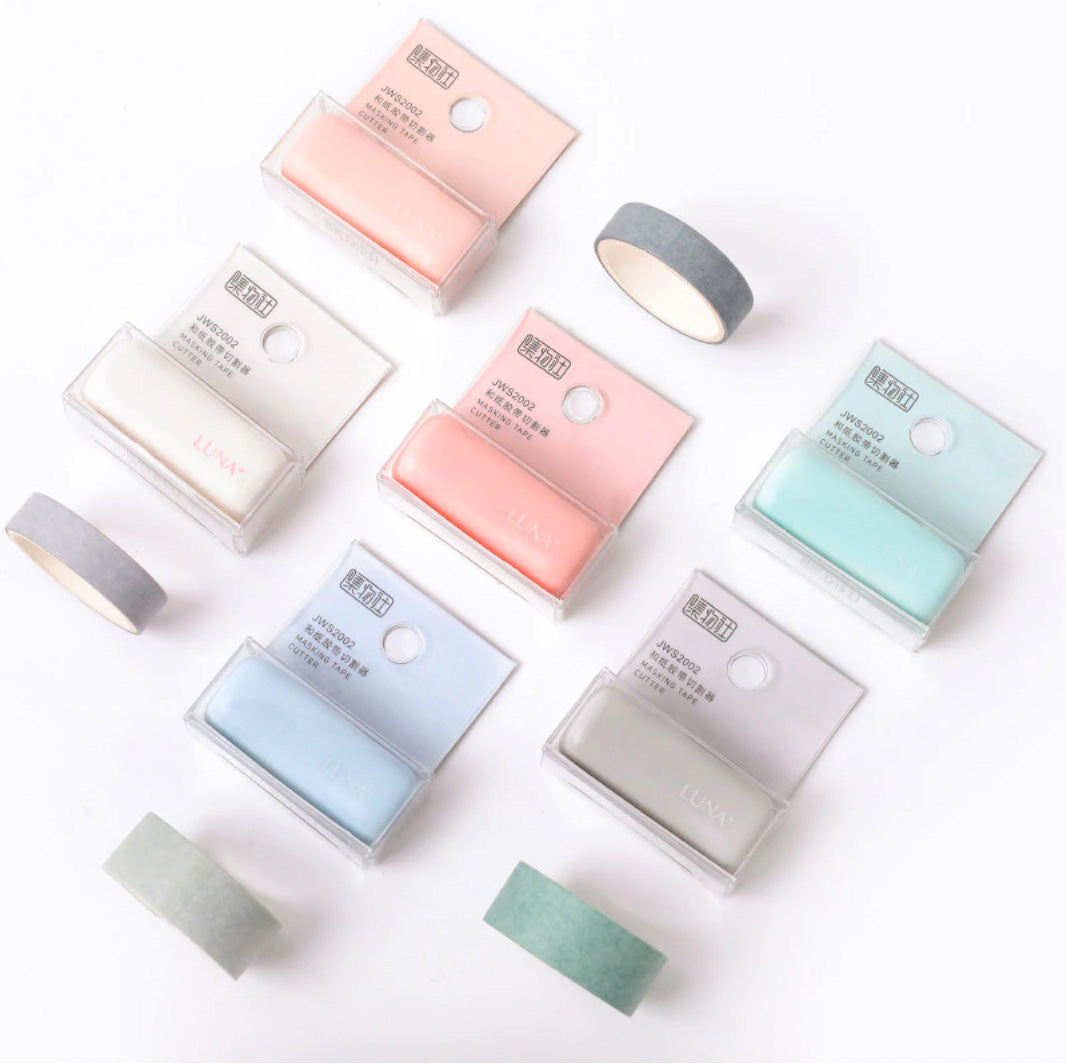 Simplify your crafting process with our versatile washi tape cutter and holder tool, providing a convenient solution for precise tape cutting and easy access to your washi tape collection. These amazing cutting tools are sold at BBB Supplies Craft Shop.