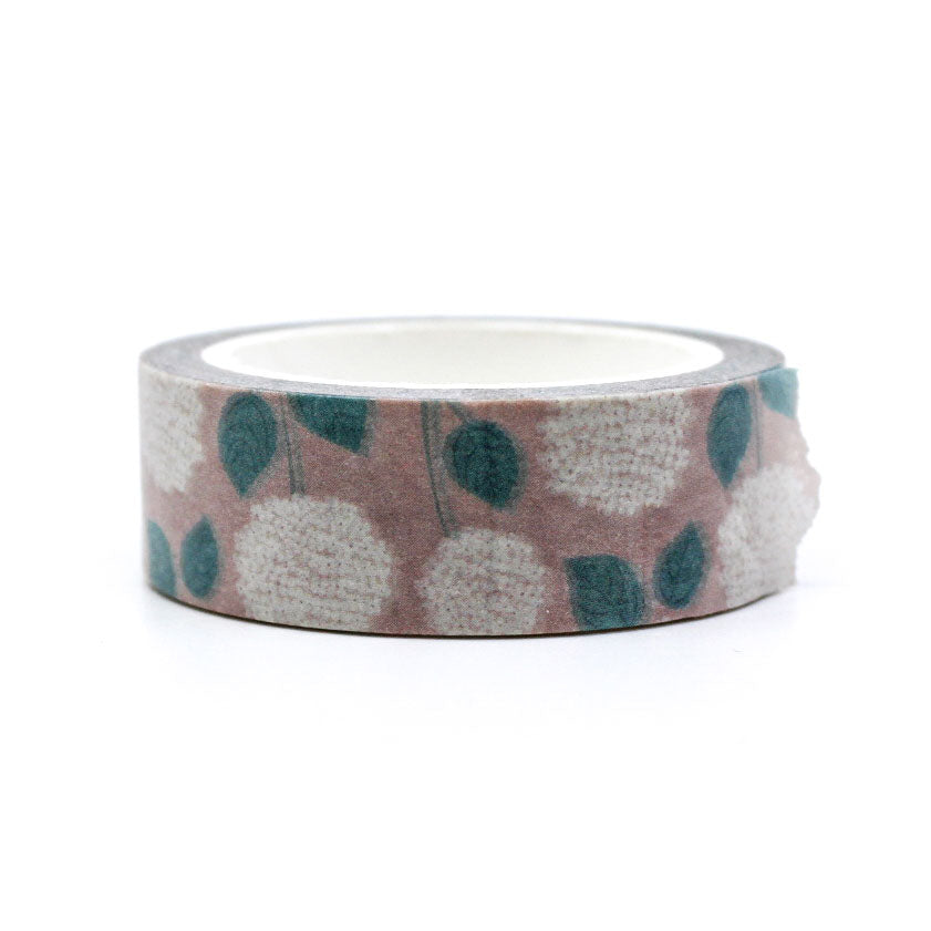 White Hydrangea Floral Washi