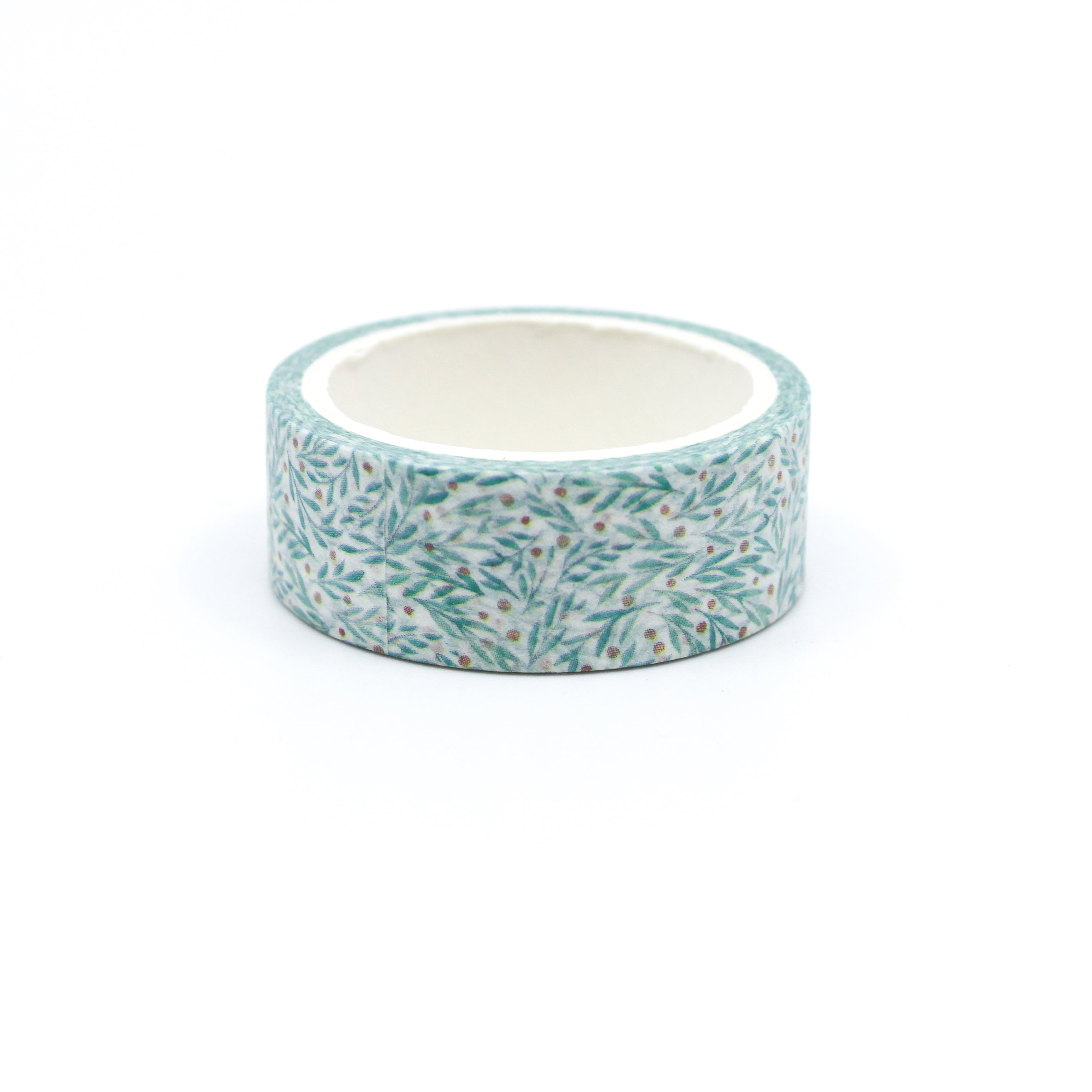 Embrace the holiday spirit with our Holiday Holly Print Washi Tape, featuring a classic holly pattern. Perfect for adding a touch of festive elegance to your projects. This tape is sold at BBB Supplies Craft Shop.