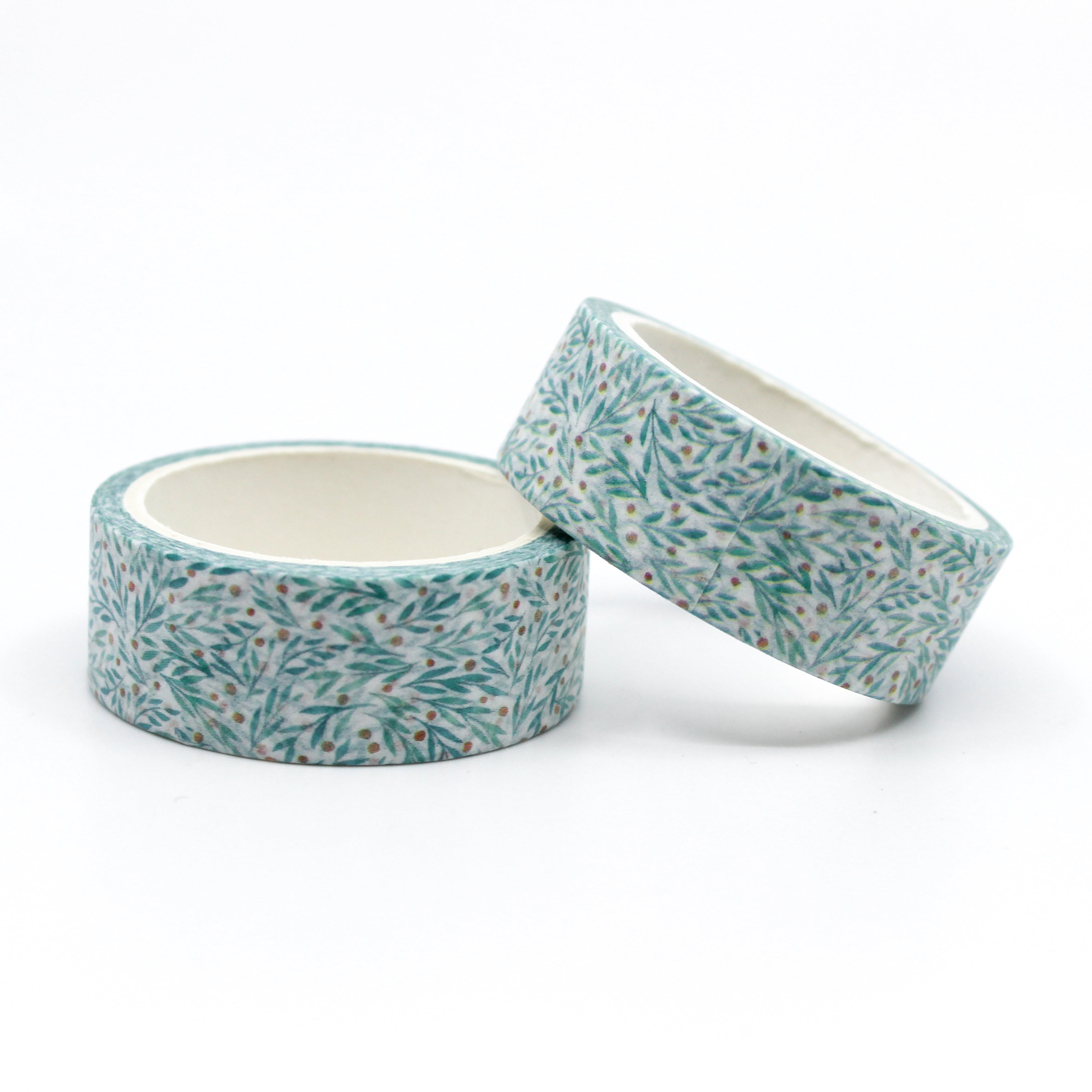 Embrace the holiday spirit with our Holiday Holly Print Washi Tape, featuring a classic holly pattern. Perfect for adding a touch of festive elegance to your projects. This tape is sold at BBB Supplies Craft Shop.
