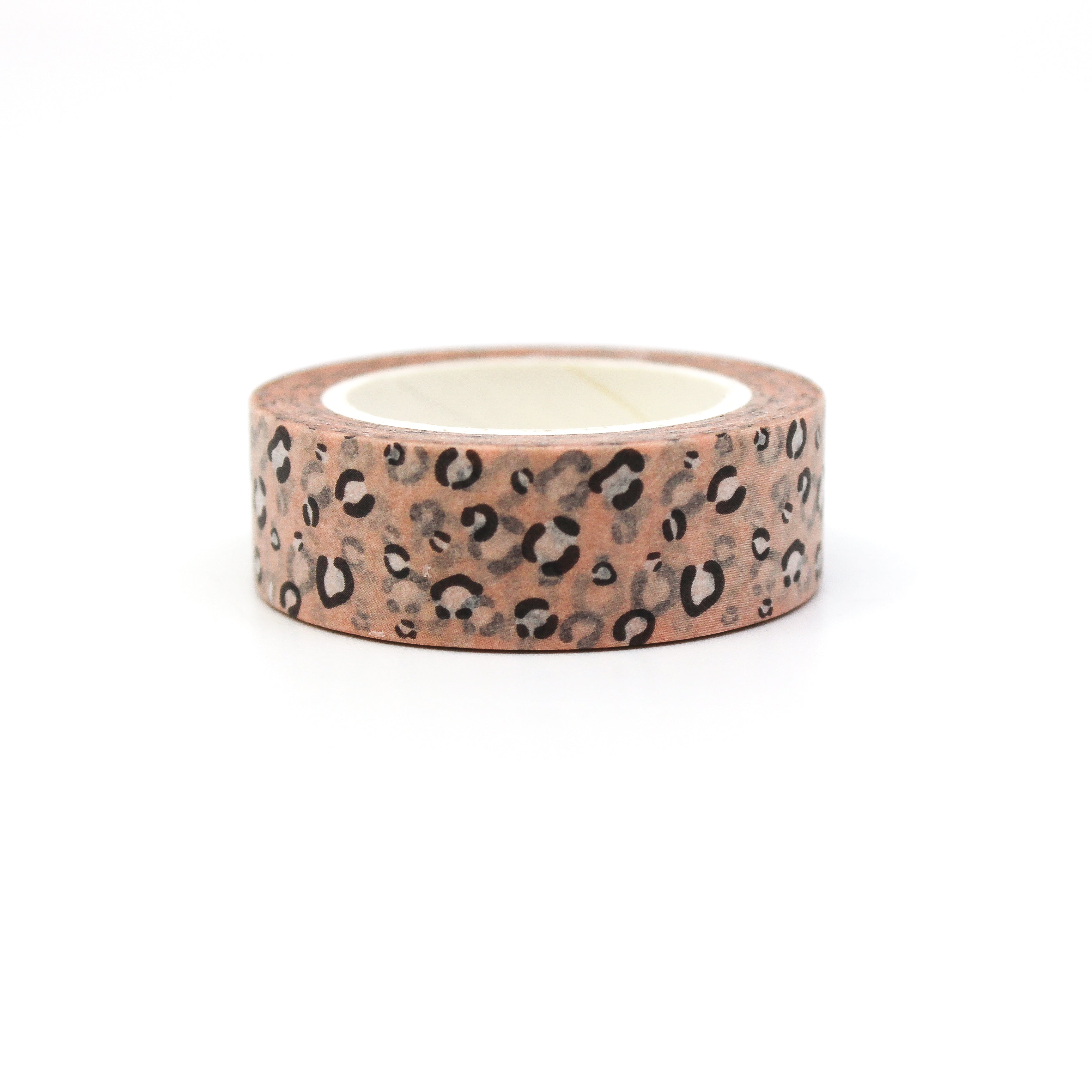 This shows a feminine pink leopard pattern themed view of washi tape from BBB Supplies Craft Shop