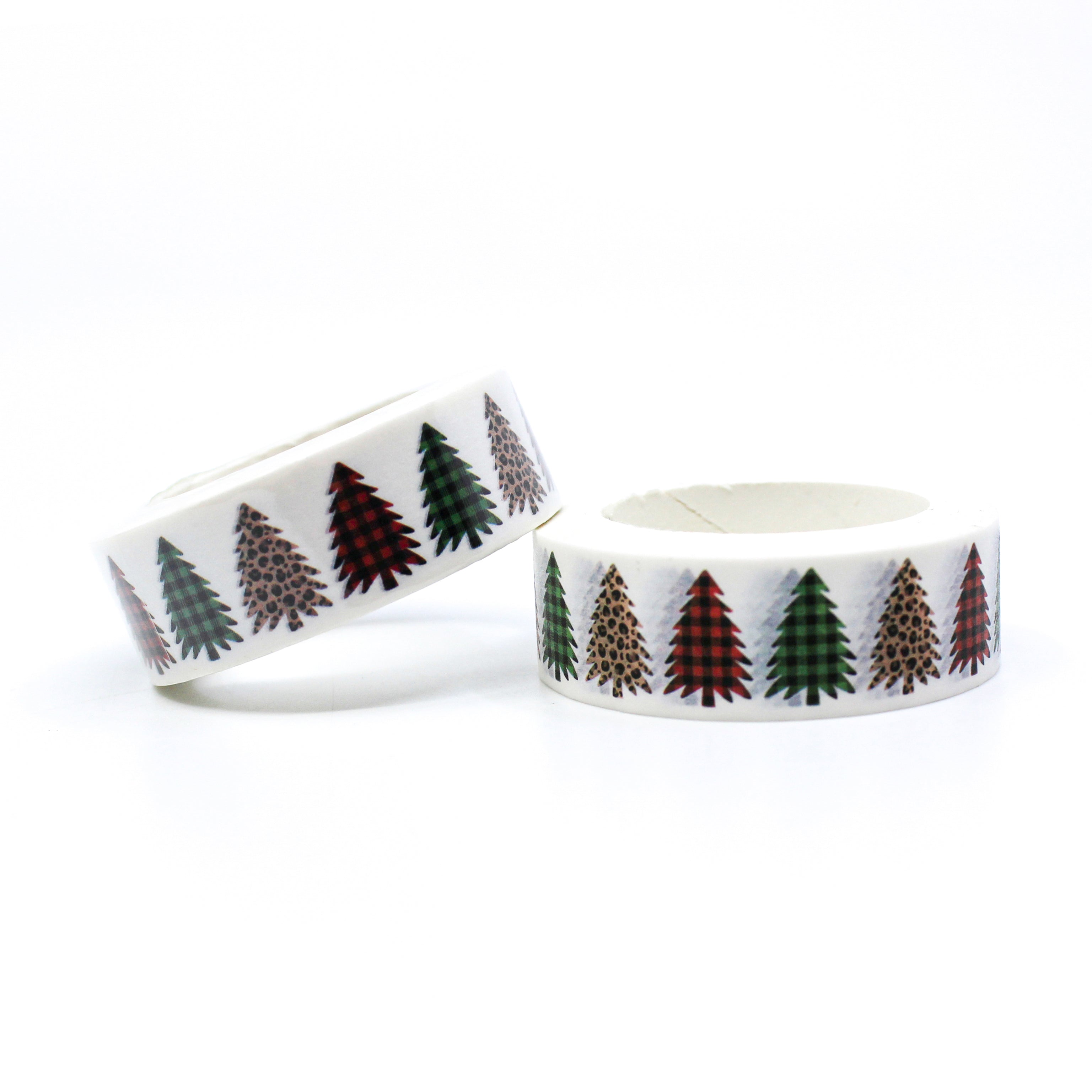 Modern Christmas Tree Washi, Planner Tapes