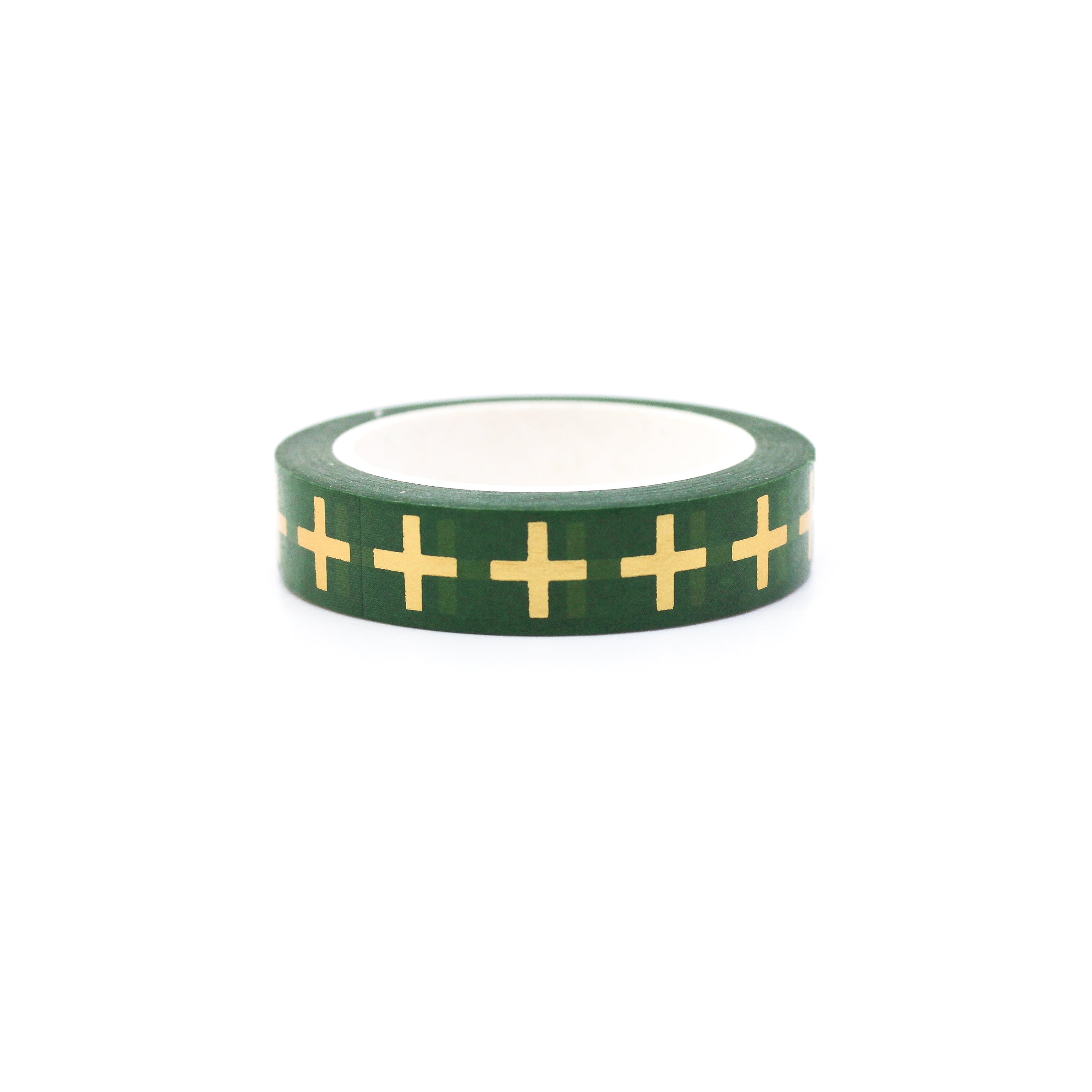 This is a yellow criss cross pattern washi tape from BBB Supplies Craft Shop